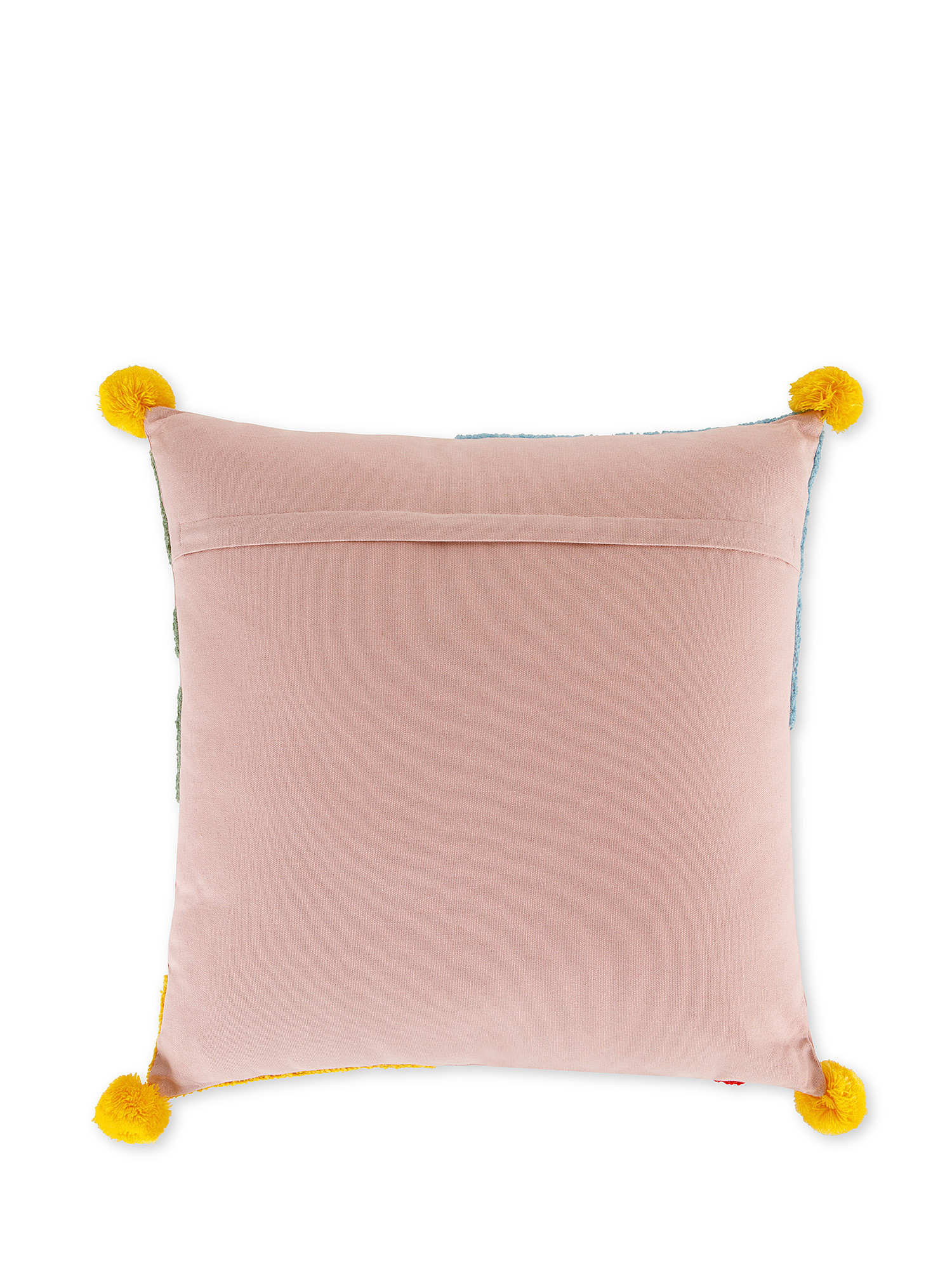 Marine embroidery cushion 45x45cm, Pink, large image number 1
