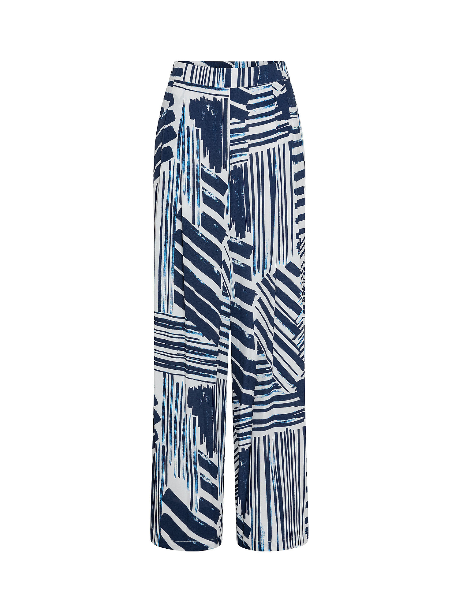 Trousers with striped print, Multicolor, large image number 0