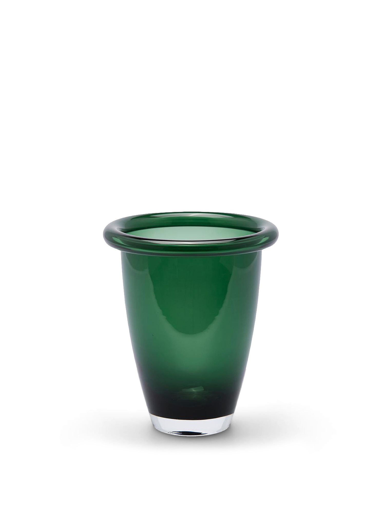 Vaso in vetro, Verde, large image number 0