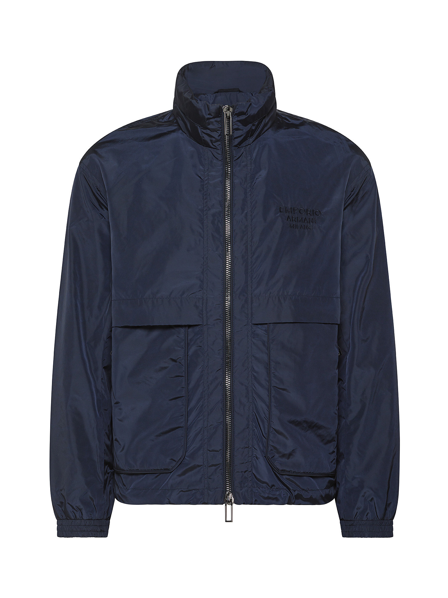 Emporio Armani - Jacket with logo, Dark Blue, large image number 0