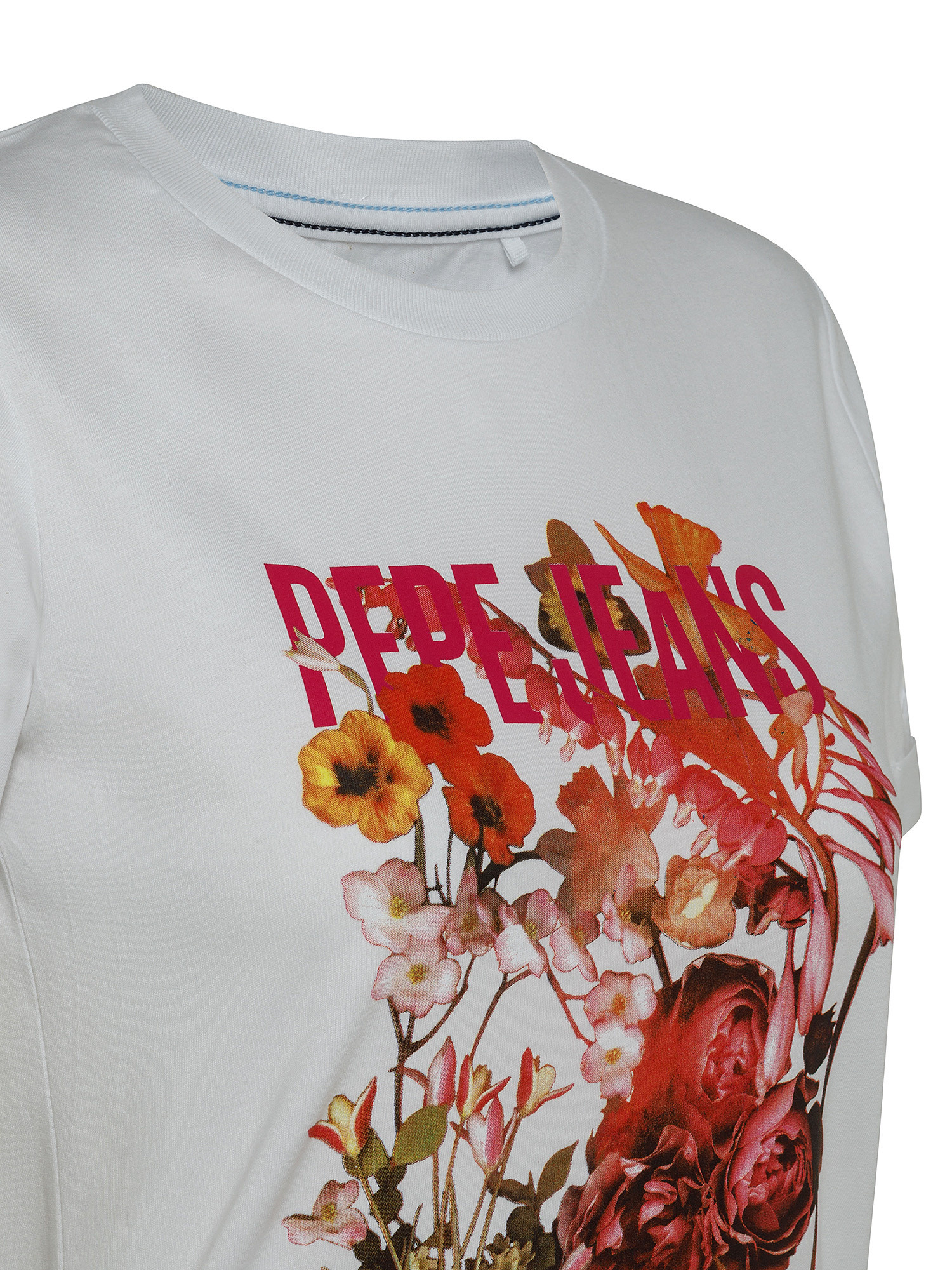 Pauline floral print T-shirt, White, large image number 2