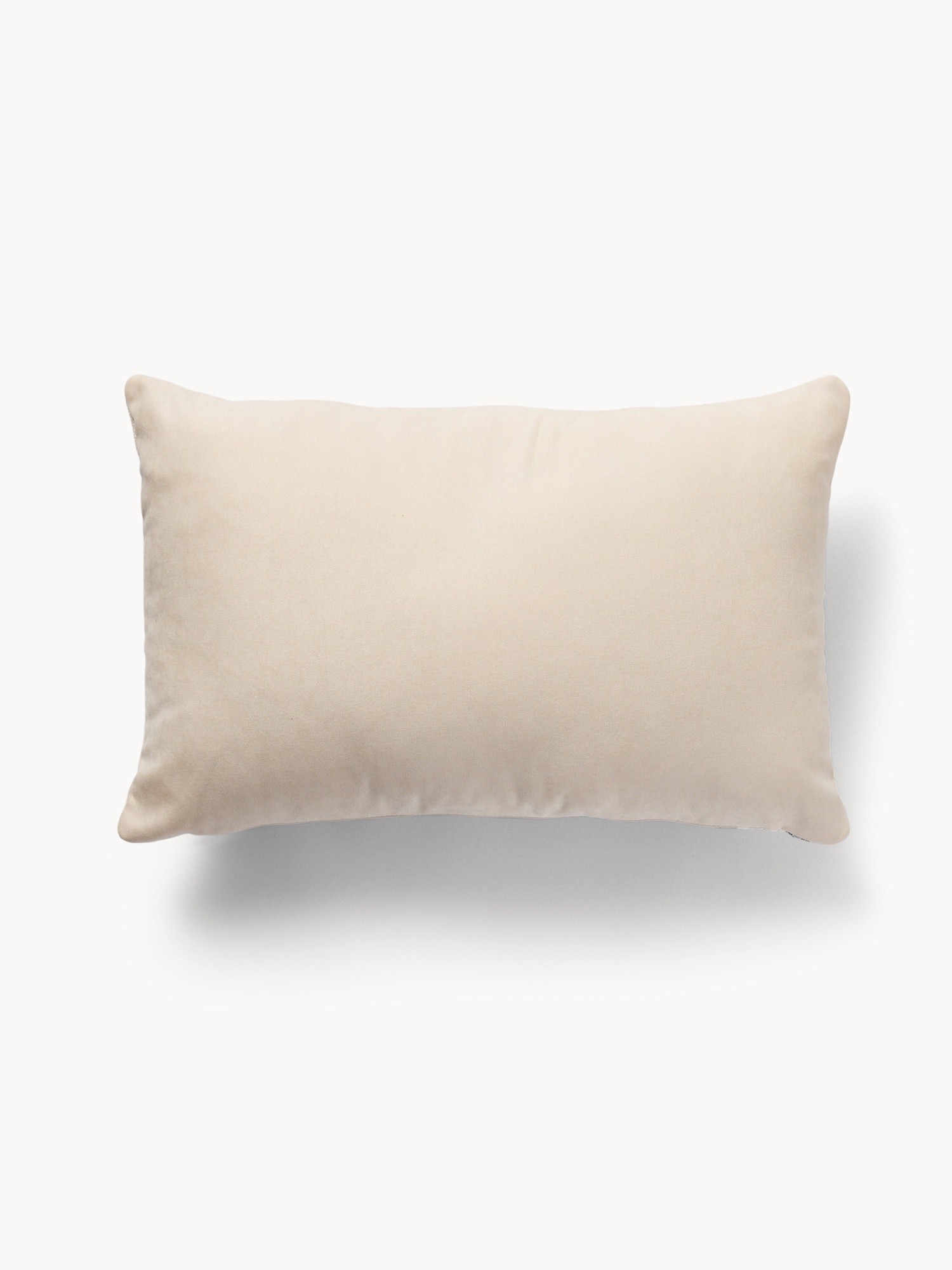 Blue striped cushion 35x55cm, White / Blue, large image number 0