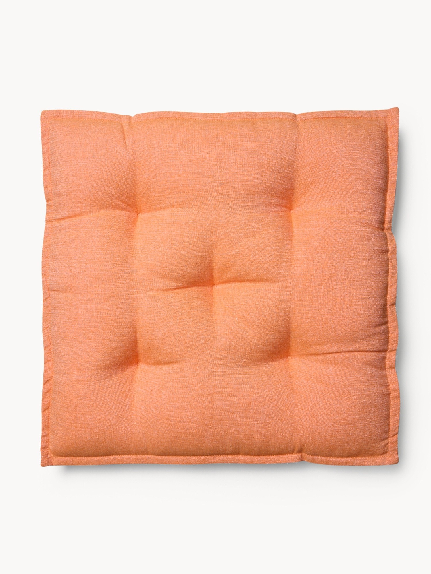 Chambray Cotton Mattress Pillow - Introductory Price, Orange, large image number 0
