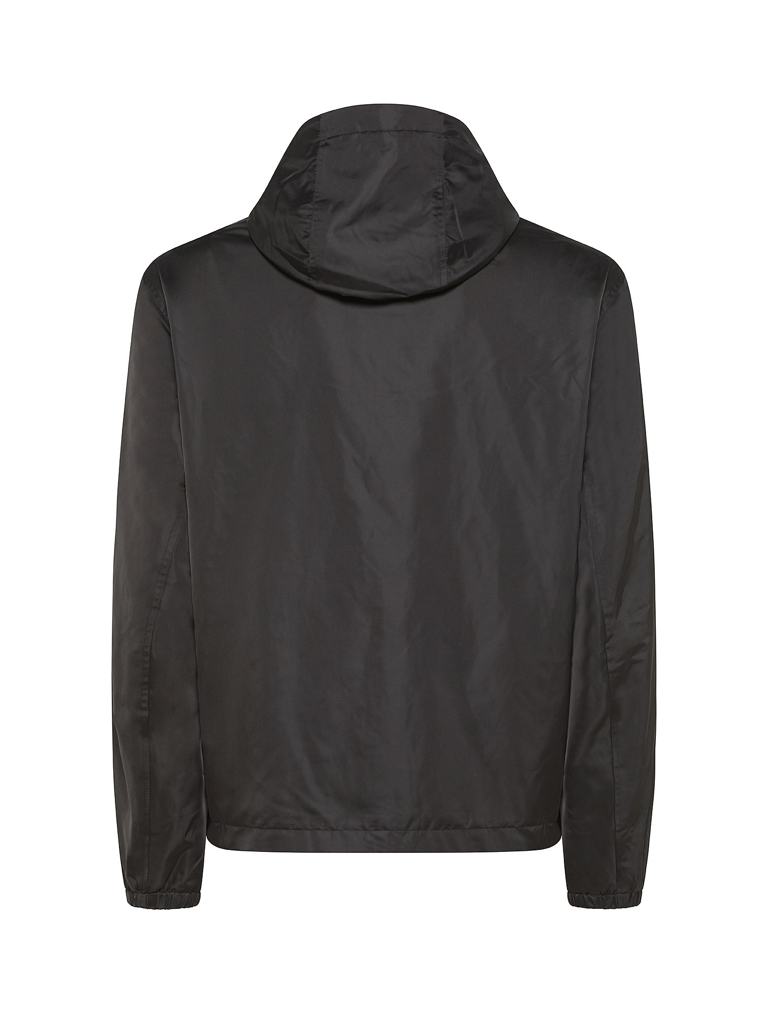 Armani Exchange - Jacket with hood and logo, Black, large image number 1