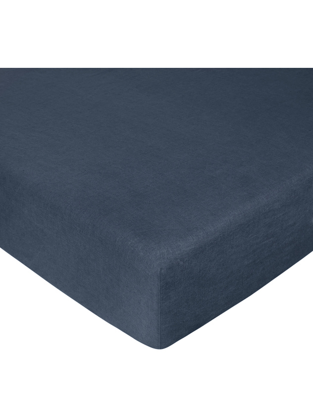 Interno 11 fitted sheet in high-quality linen