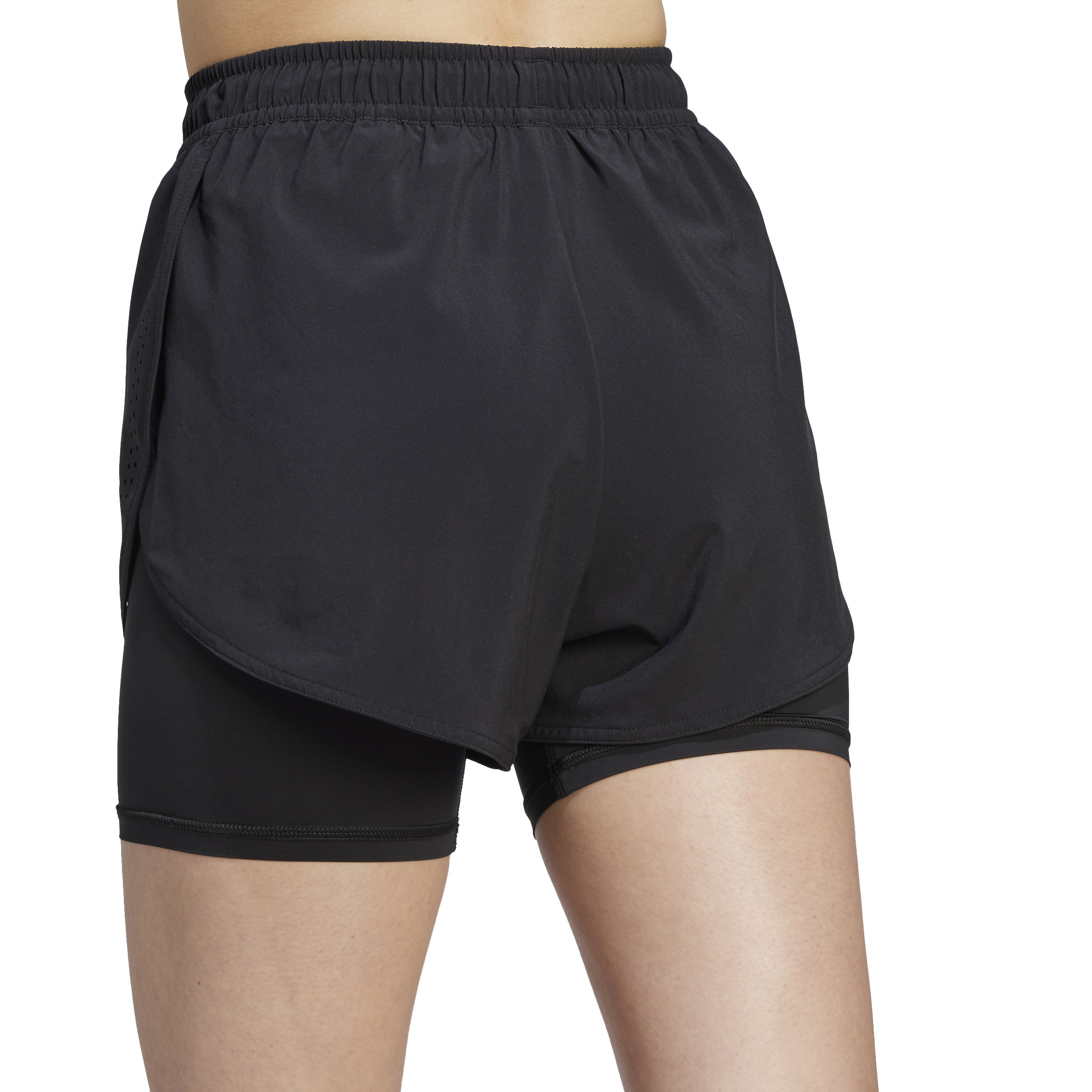 Adidas by Stella McCartney - TruePurpose 2-in-1 Training Shorts, Black, large image number 4