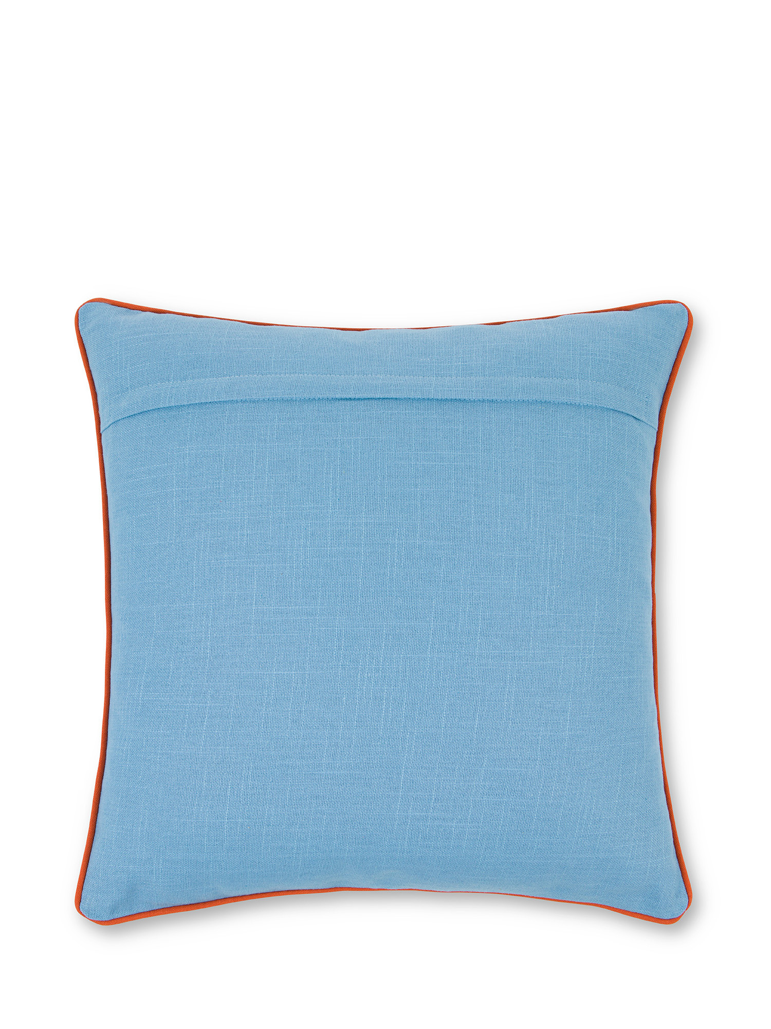 Cotton cushion with embroidery 45x45cm, Light Blue, large image number 1
