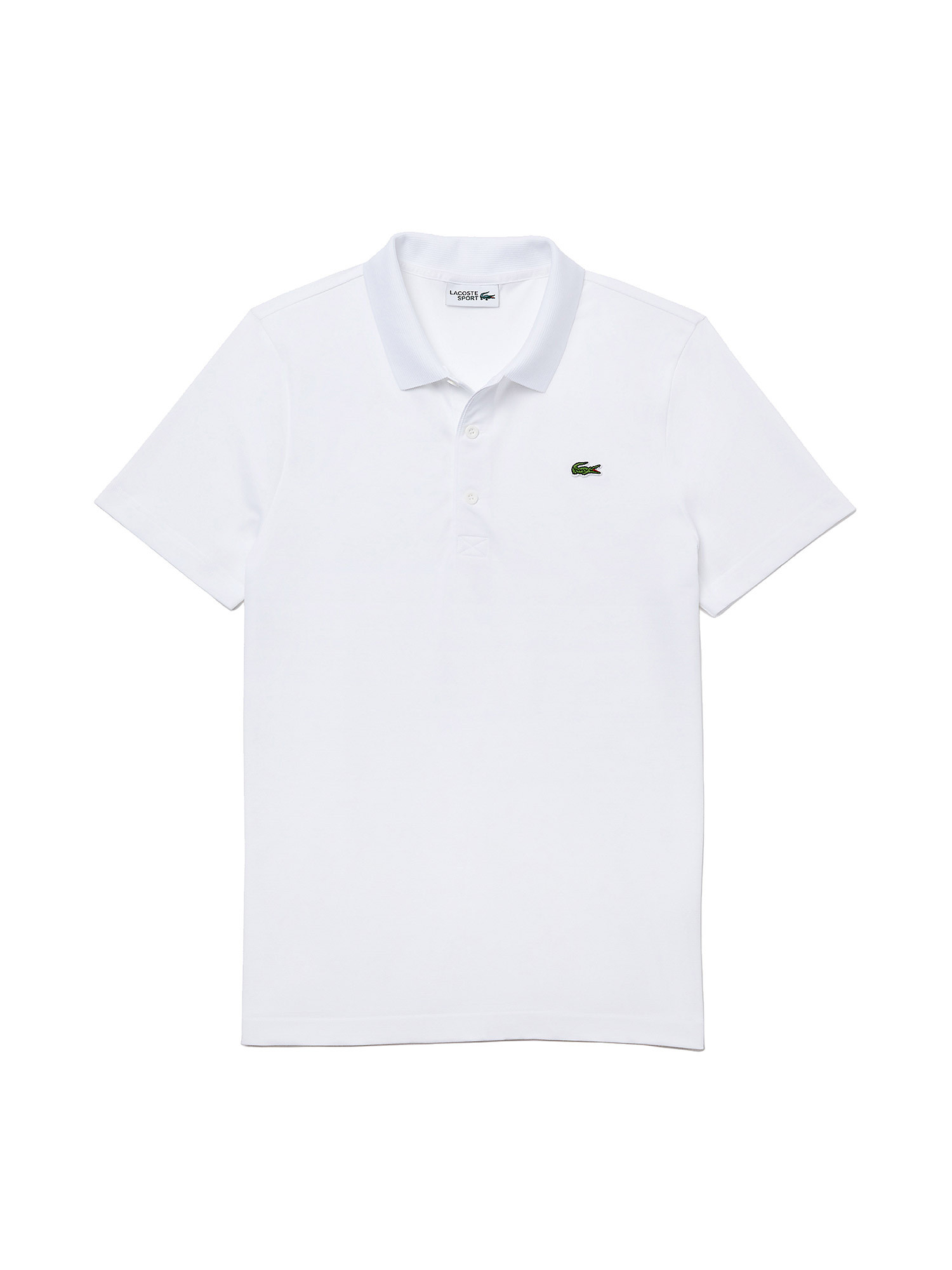 Men's Lacoste Cotton Polo Shirt, White, large image number 0