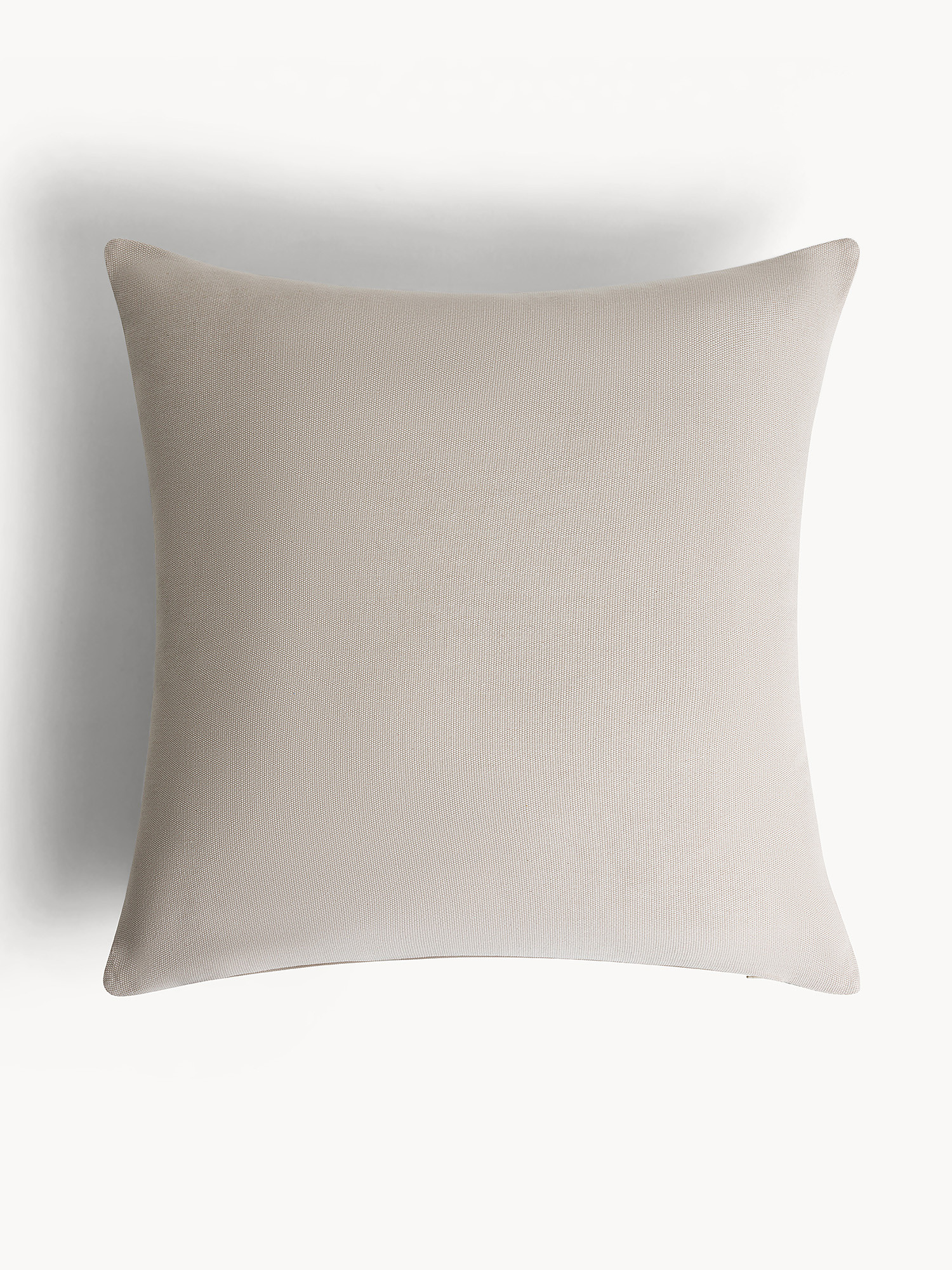 45x45 cm velvet cushion with floral print, Light Grey, large image number 1