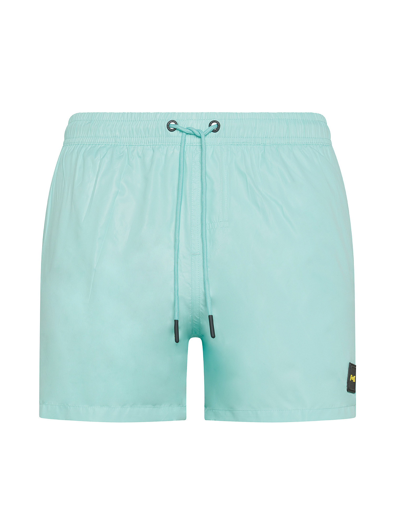 F**K - Shiny swim shorts, Light Blue, large image number 0