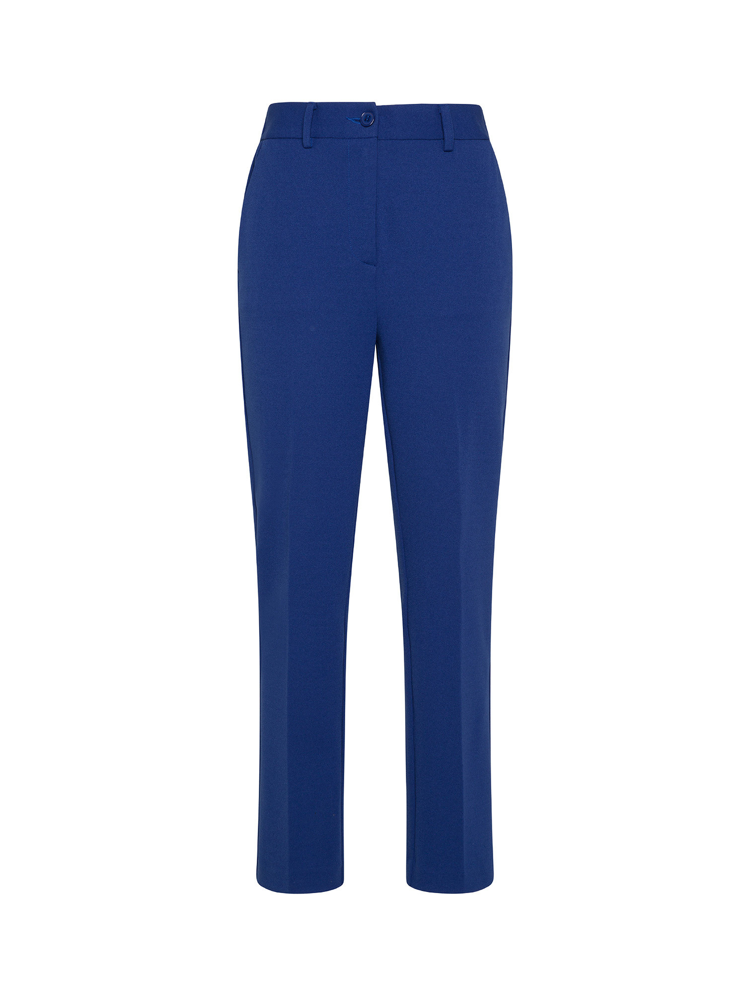 Koan - Pantaloni in crepe, Blu royal, large image number 0