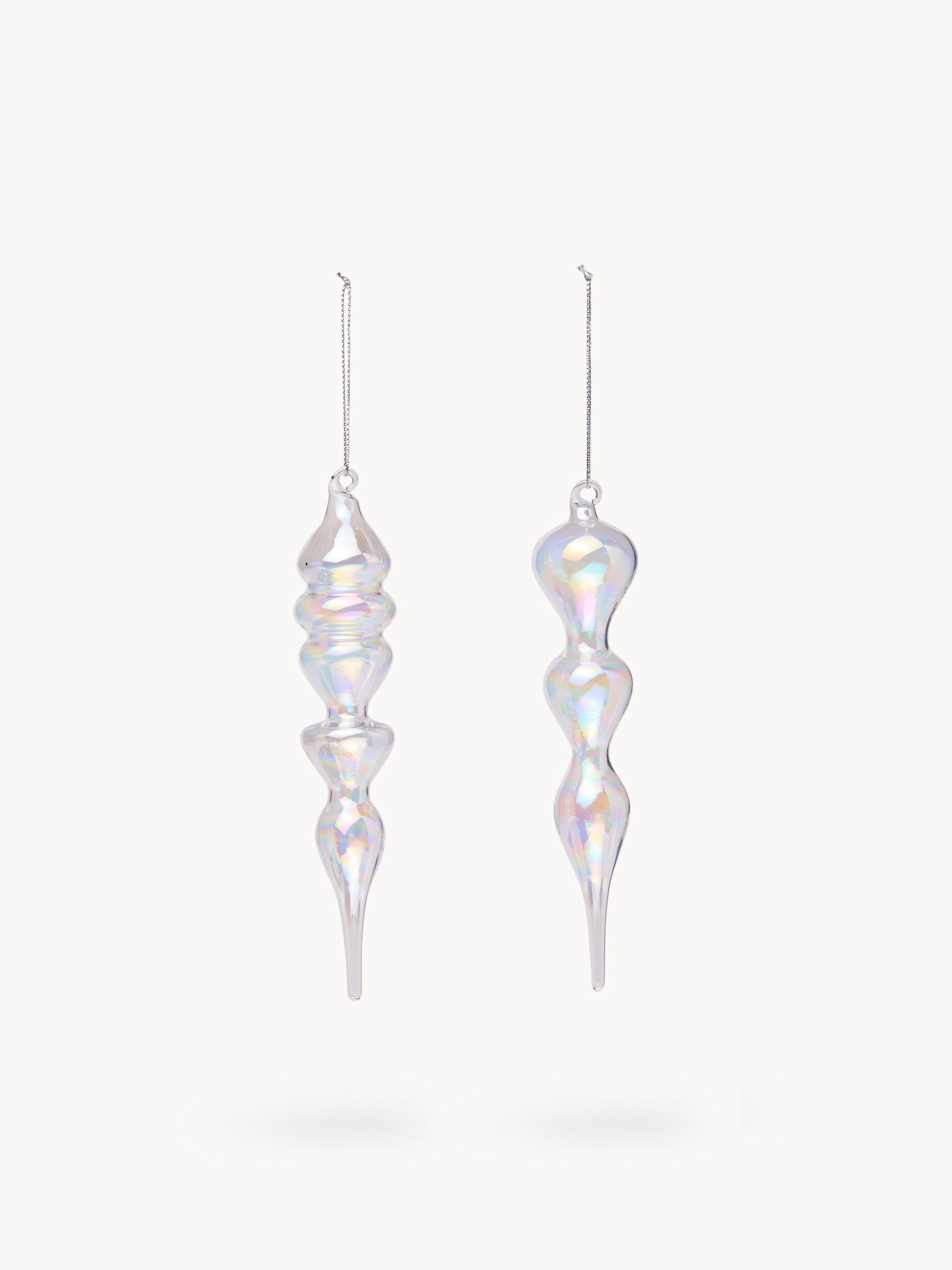 Glass tree ornament, Transparent, large image number 0