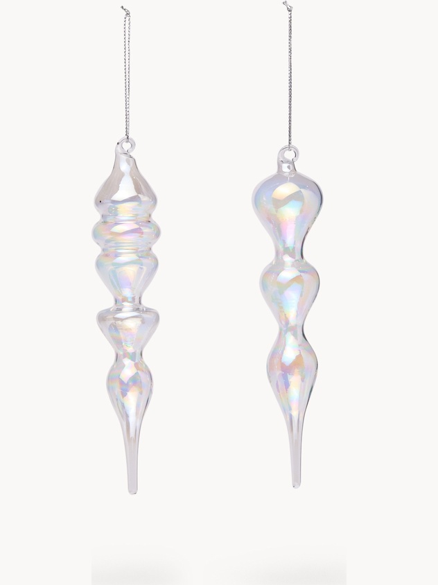 Glass tree ornament