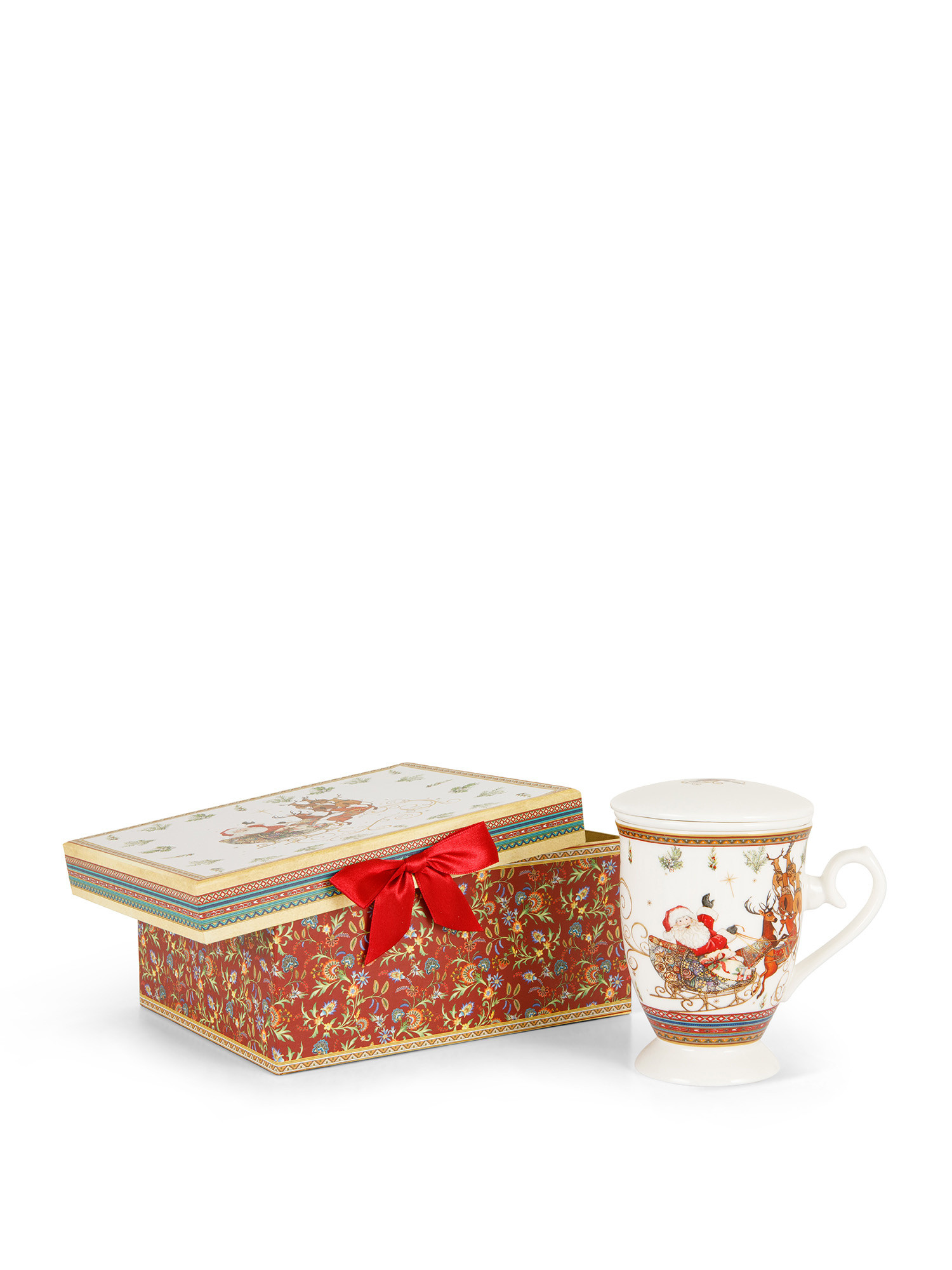 New bone china tea pot motivates Santa Claus, White, large image number 0