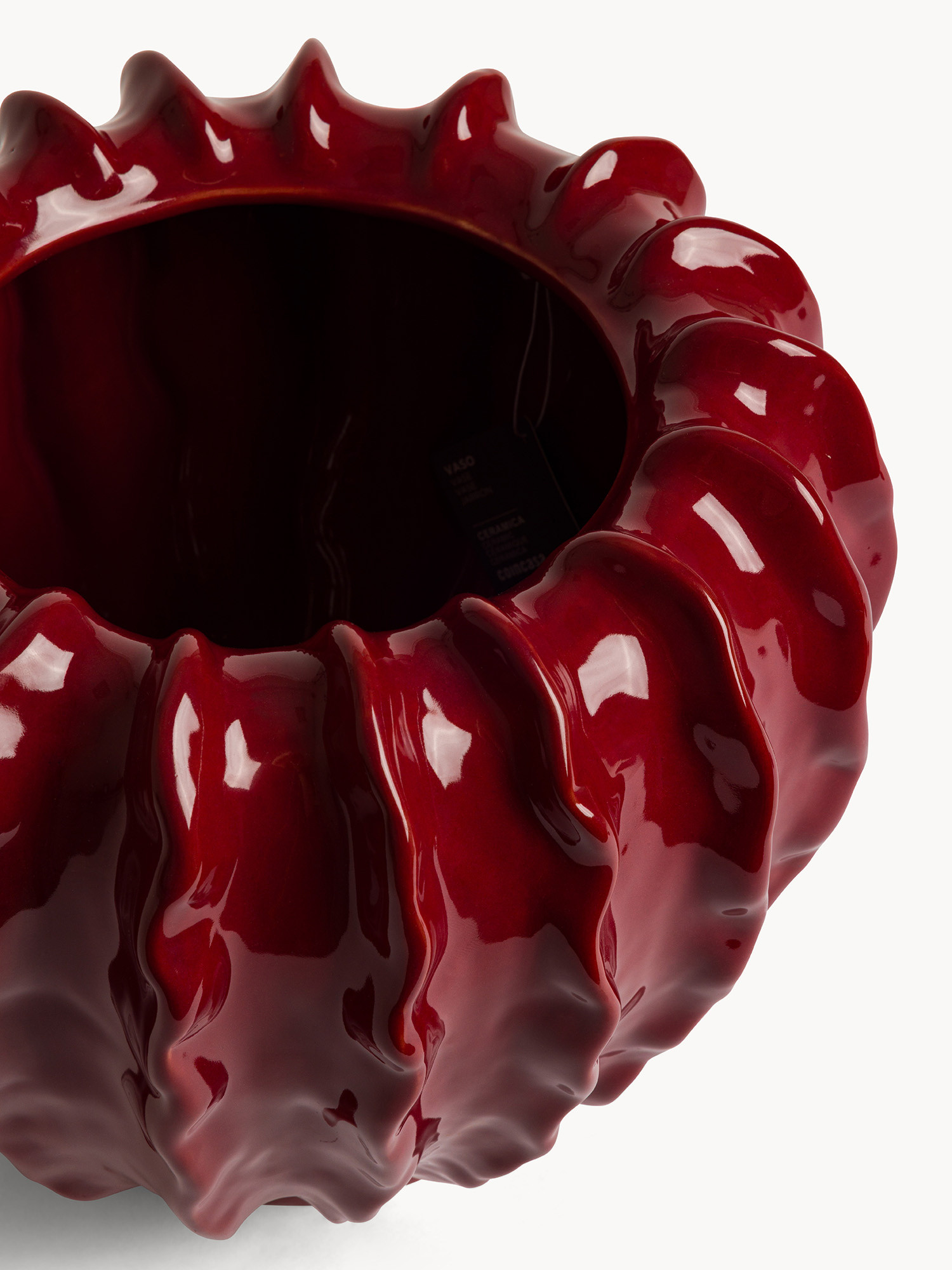 Glazed ceramic vase, Green, large image number 1