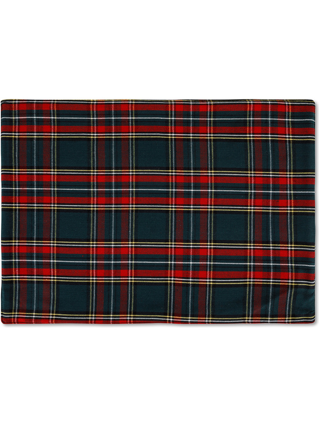 Tartan cotton twill placemat