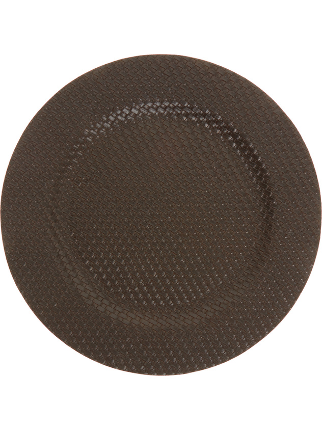 Woven plastic charger plate