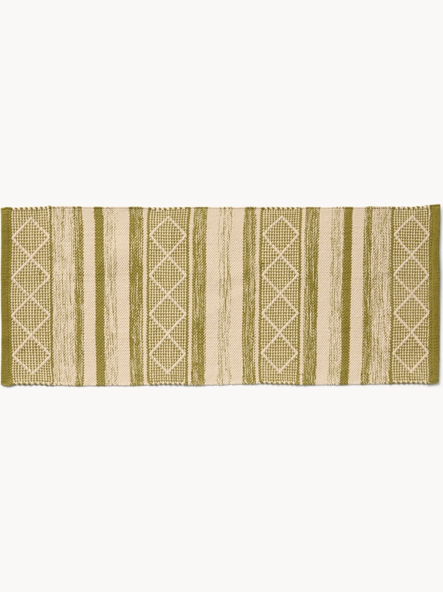 Tappeto da cucina in puro cotone motivo geometrico - Prezzo di lancio