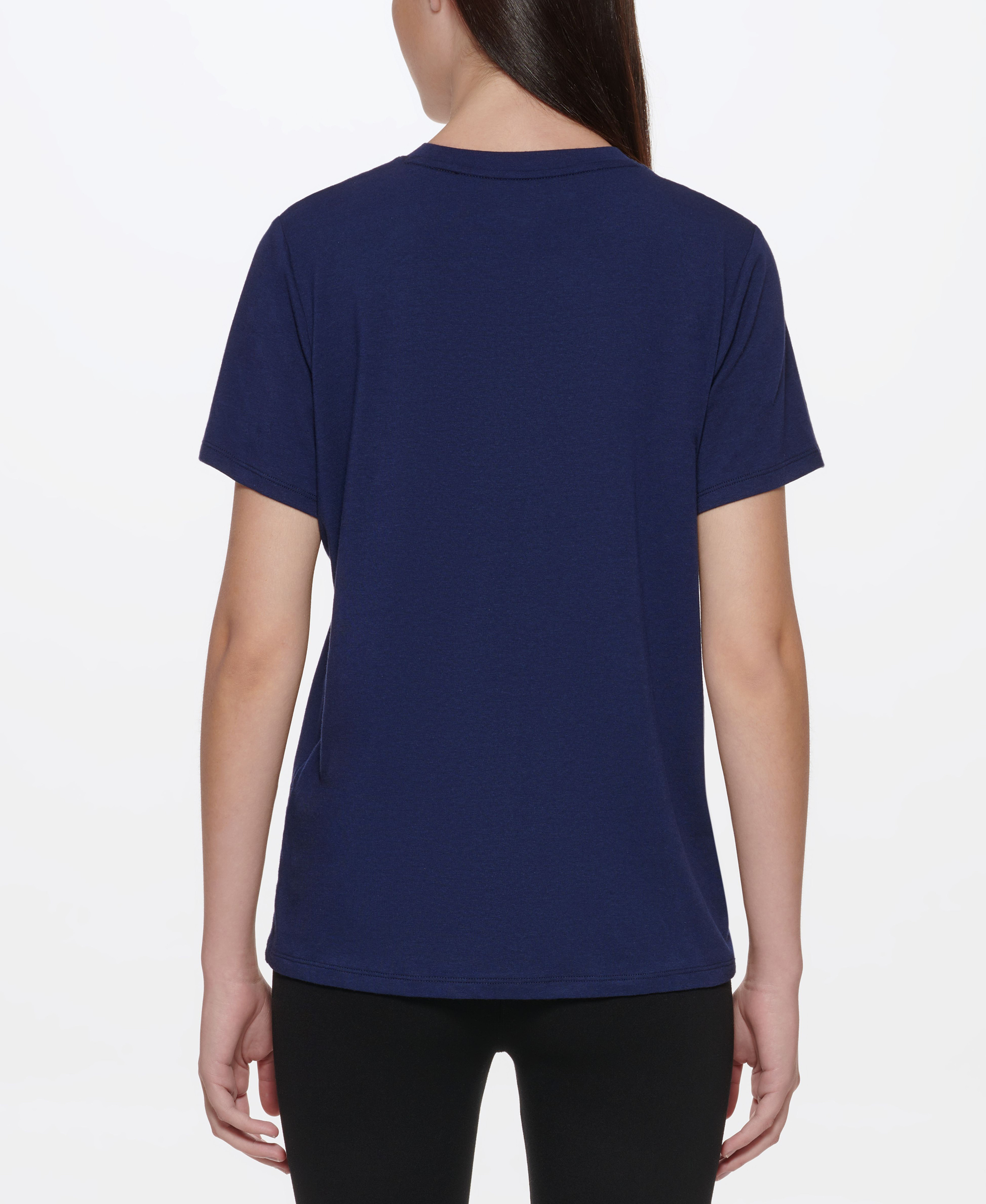 T-shirt con logo two tone, Blu, large image number 4