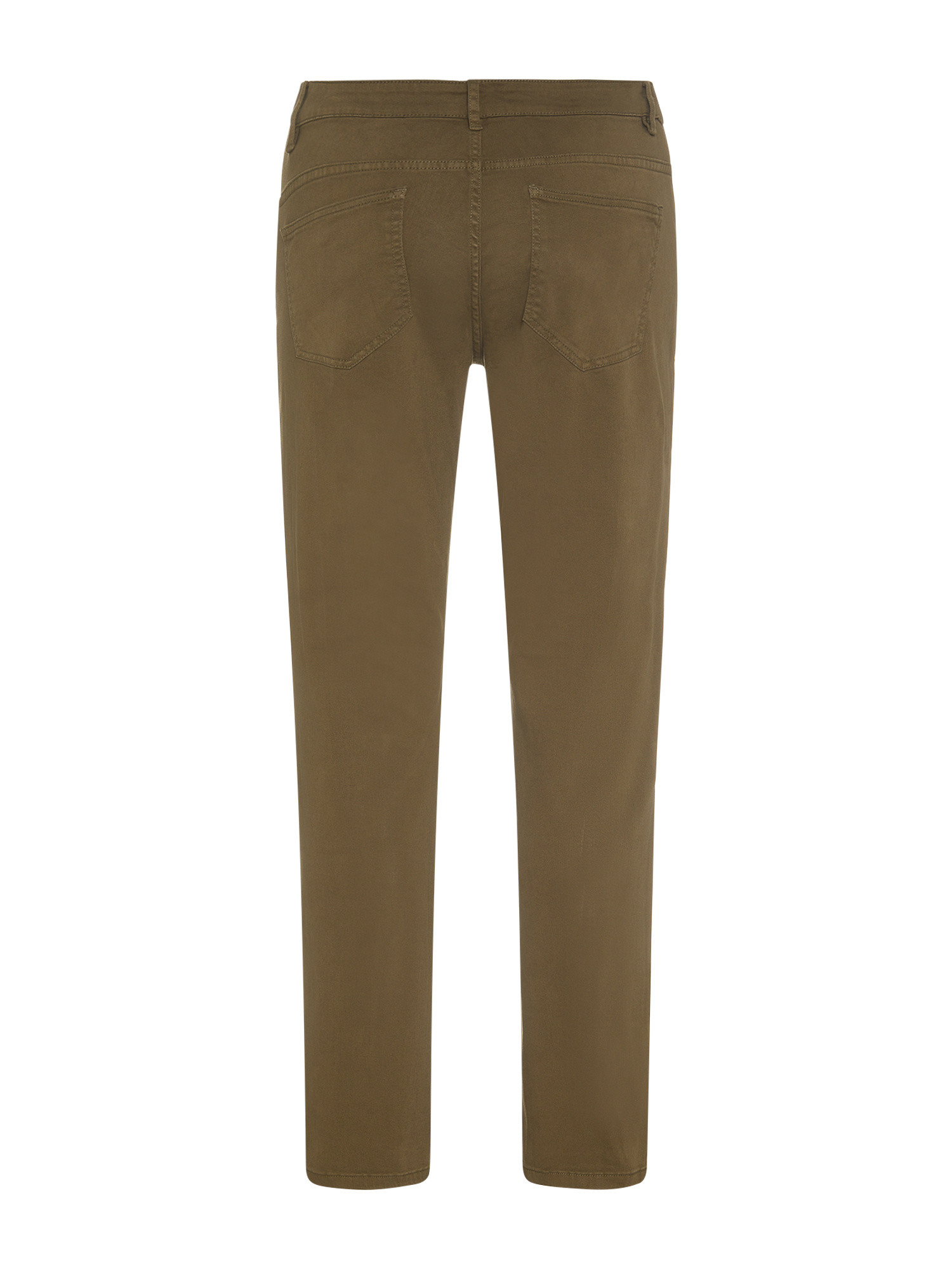 JCT - Slim fit five pocket trousers, Green, large image number 1