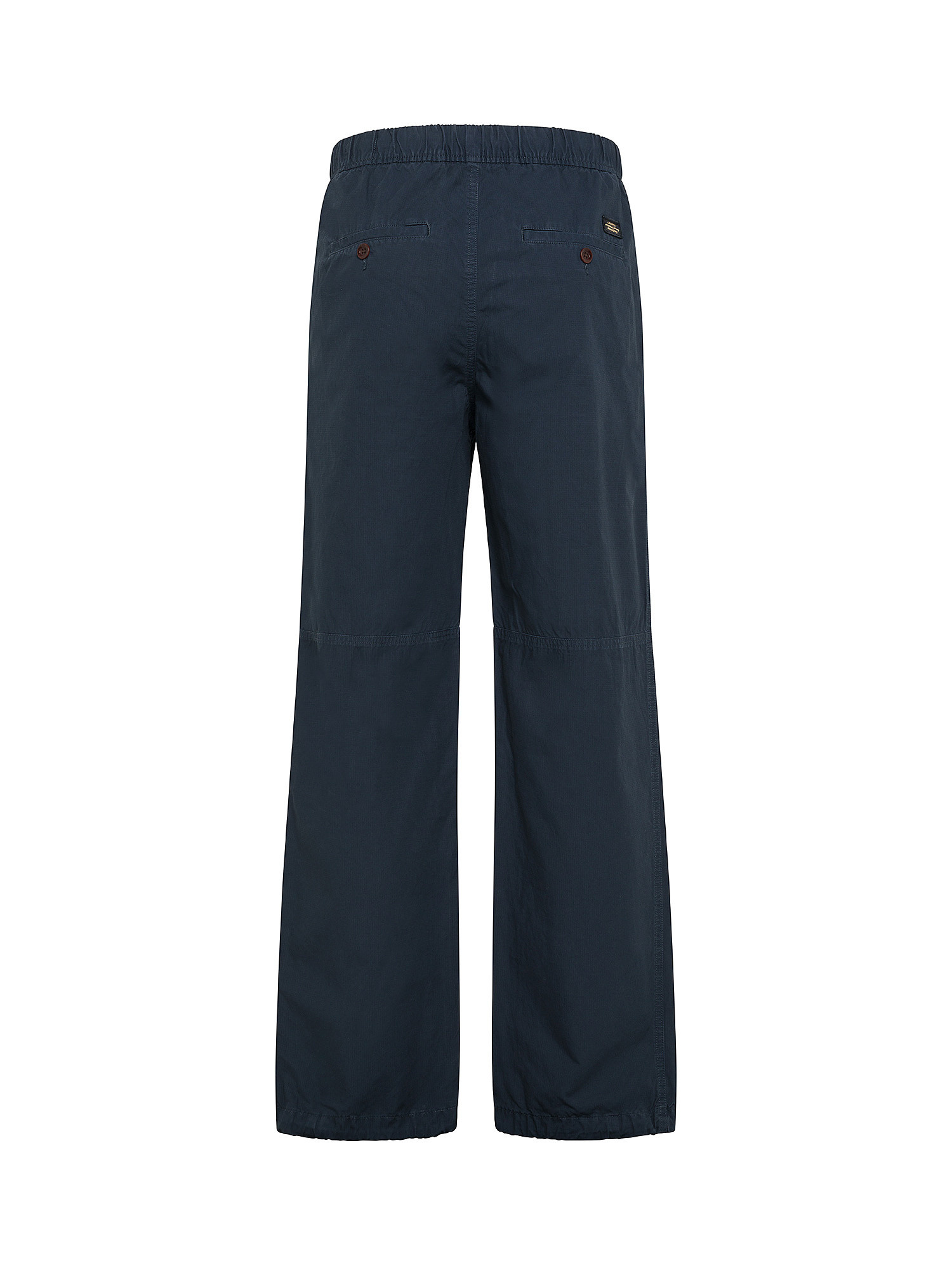 Superdry Cotton Canvas Trousers, Blue, large image number 1