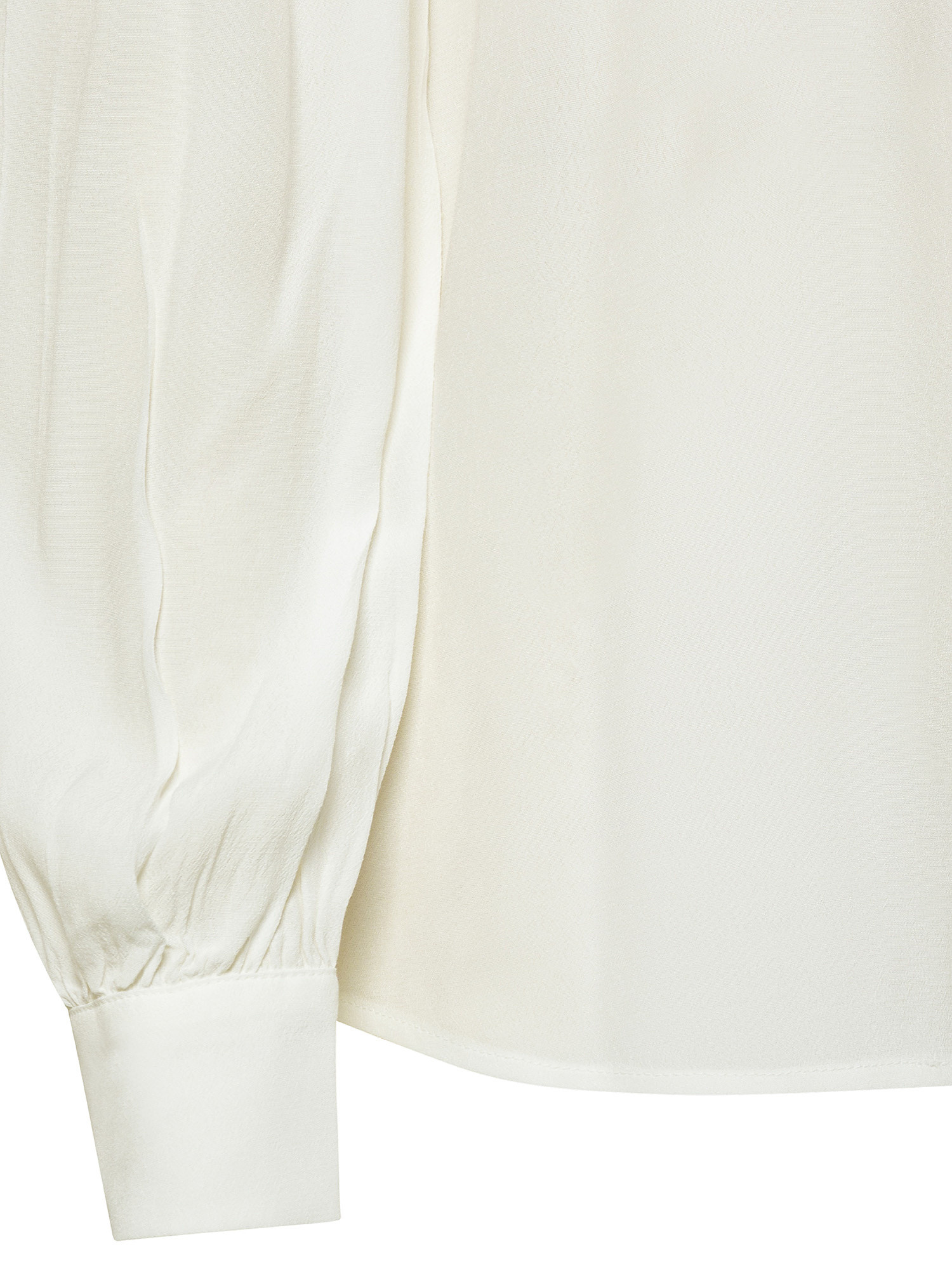 Solid color blouse in viscose, Off White, large image number 2