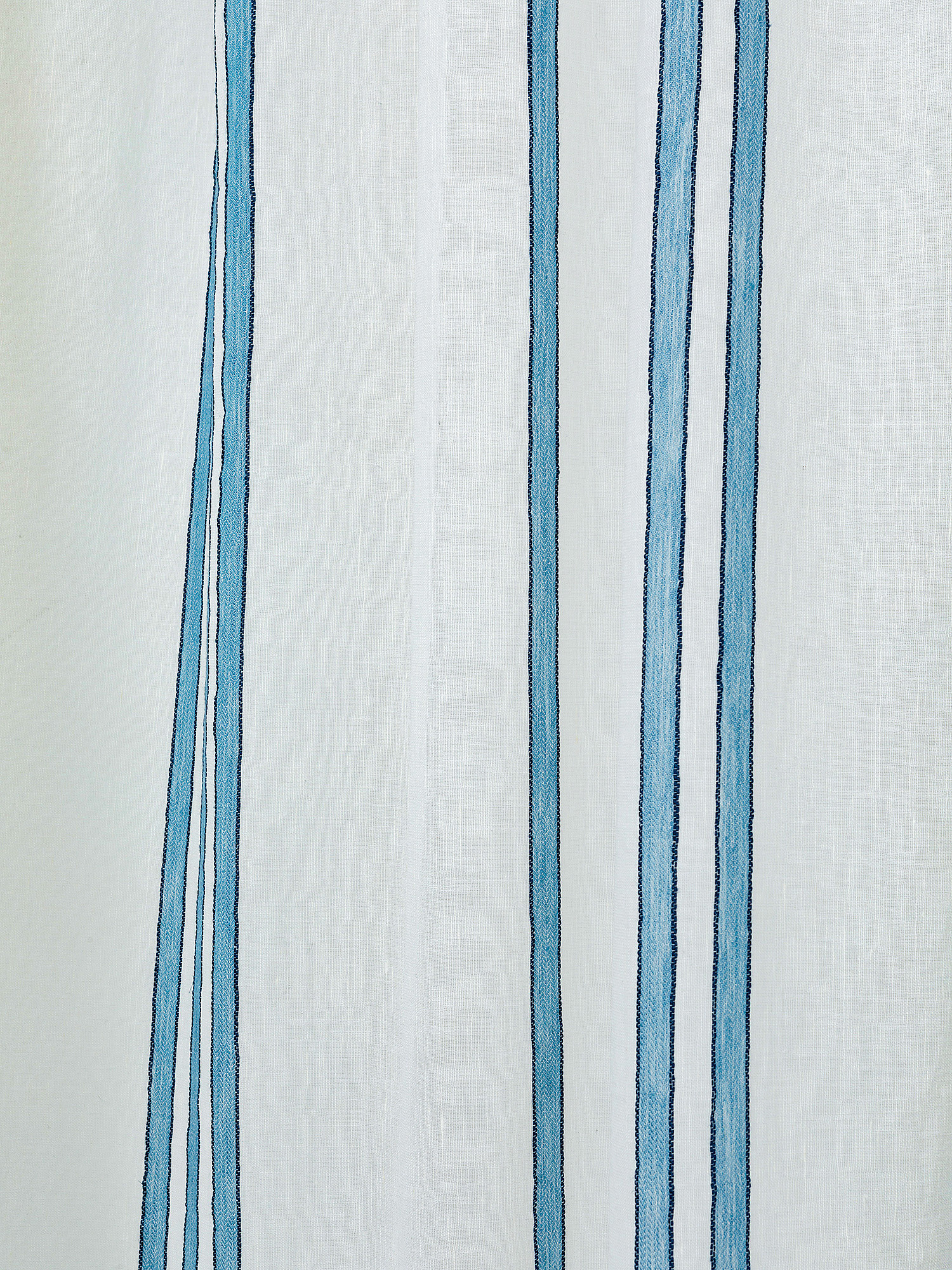 140x280 striped pattern curtain, Light Blue, large image number 2
