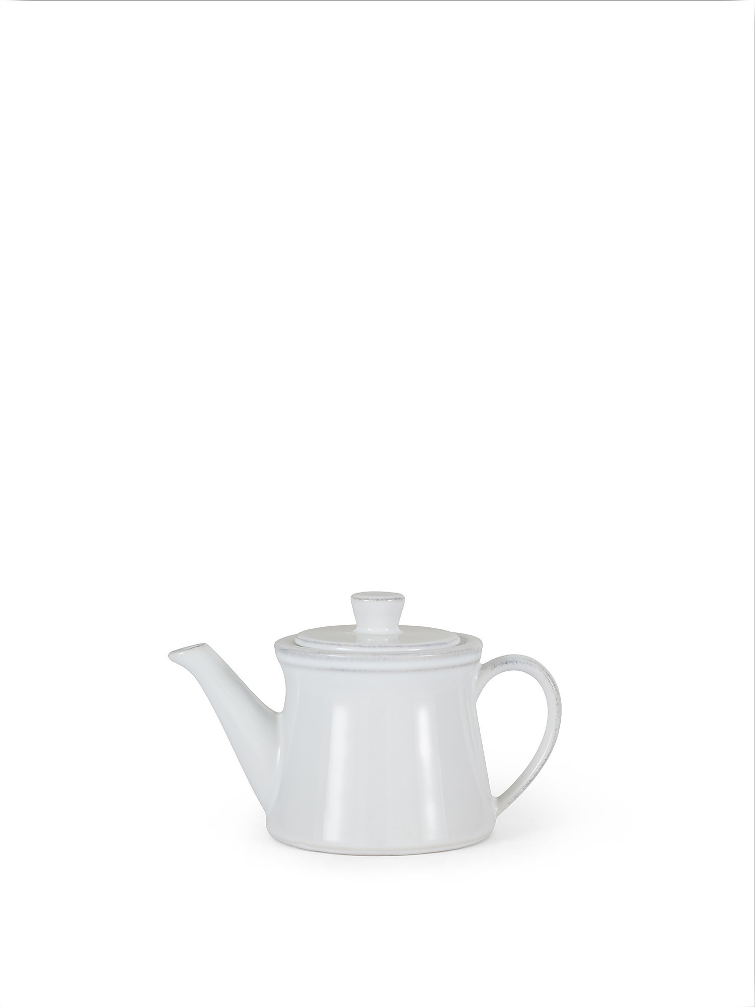 Friso ceramic teapot, White, large image number 0