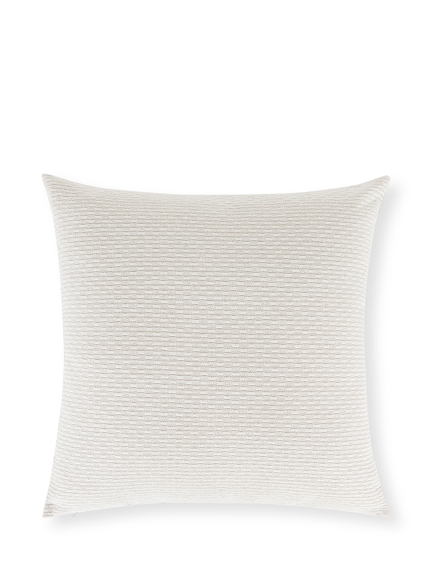 Jacquard cushion with geometric pattern 45x45cm, Grey, large image number 0