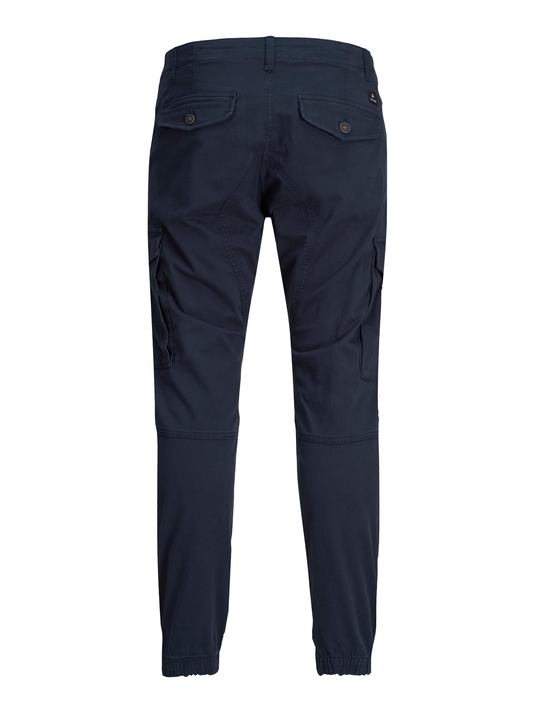 Pantaloni cargo slim fit, Blu, large