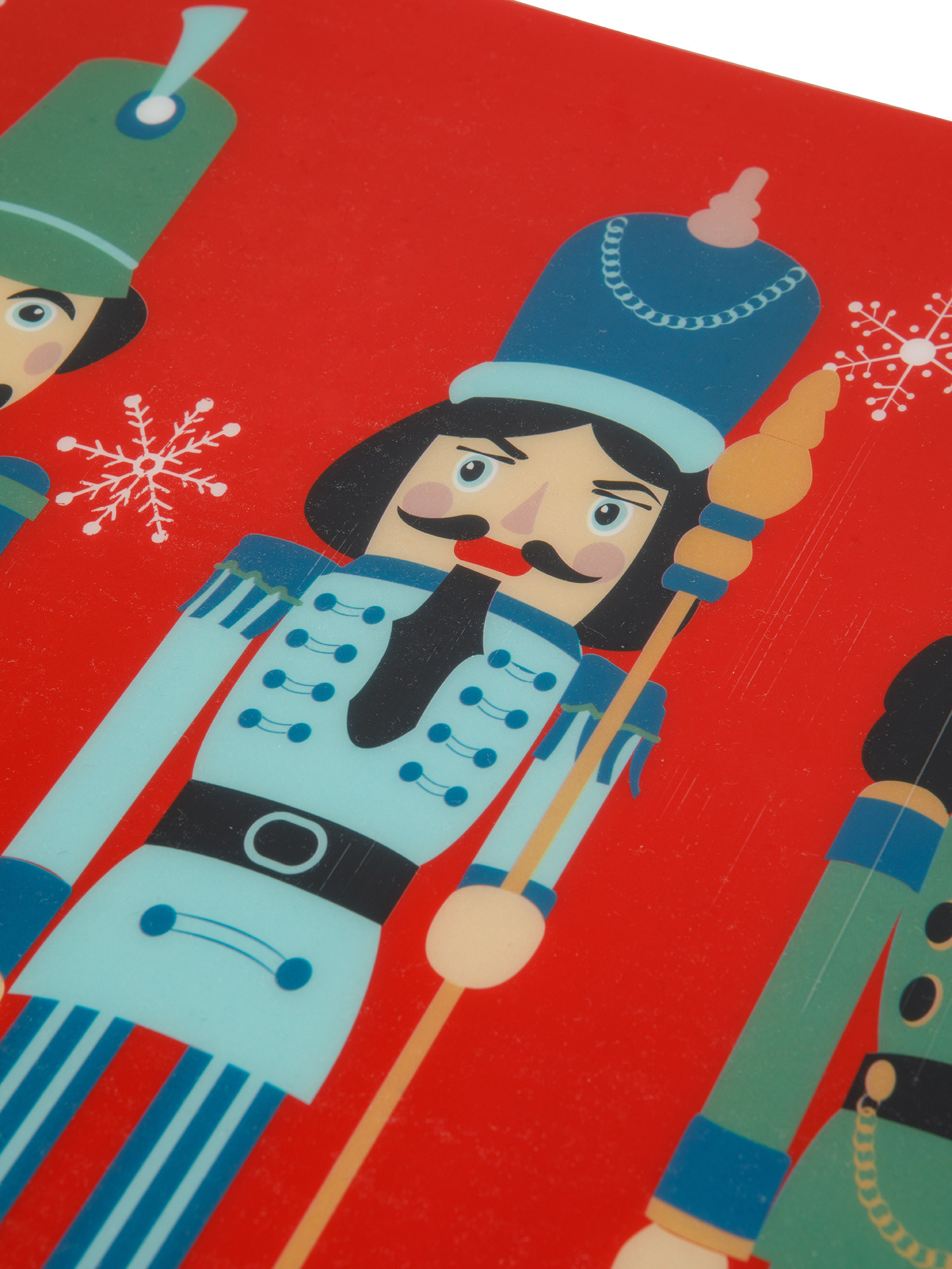 Nutcracker plastic placemat, Red, large image number 1