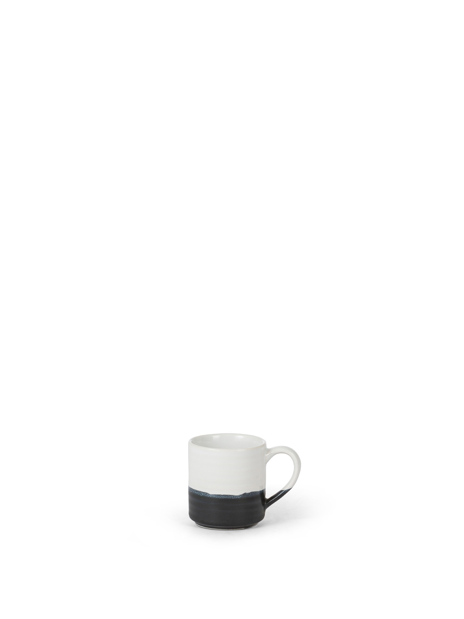 Tazza caffé ceramica, Nero, large image number 0