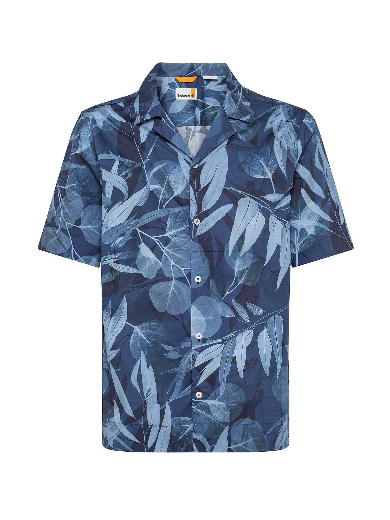 Camicia da Uomo in Cotone Biologico Resort, Blu, large image number 0