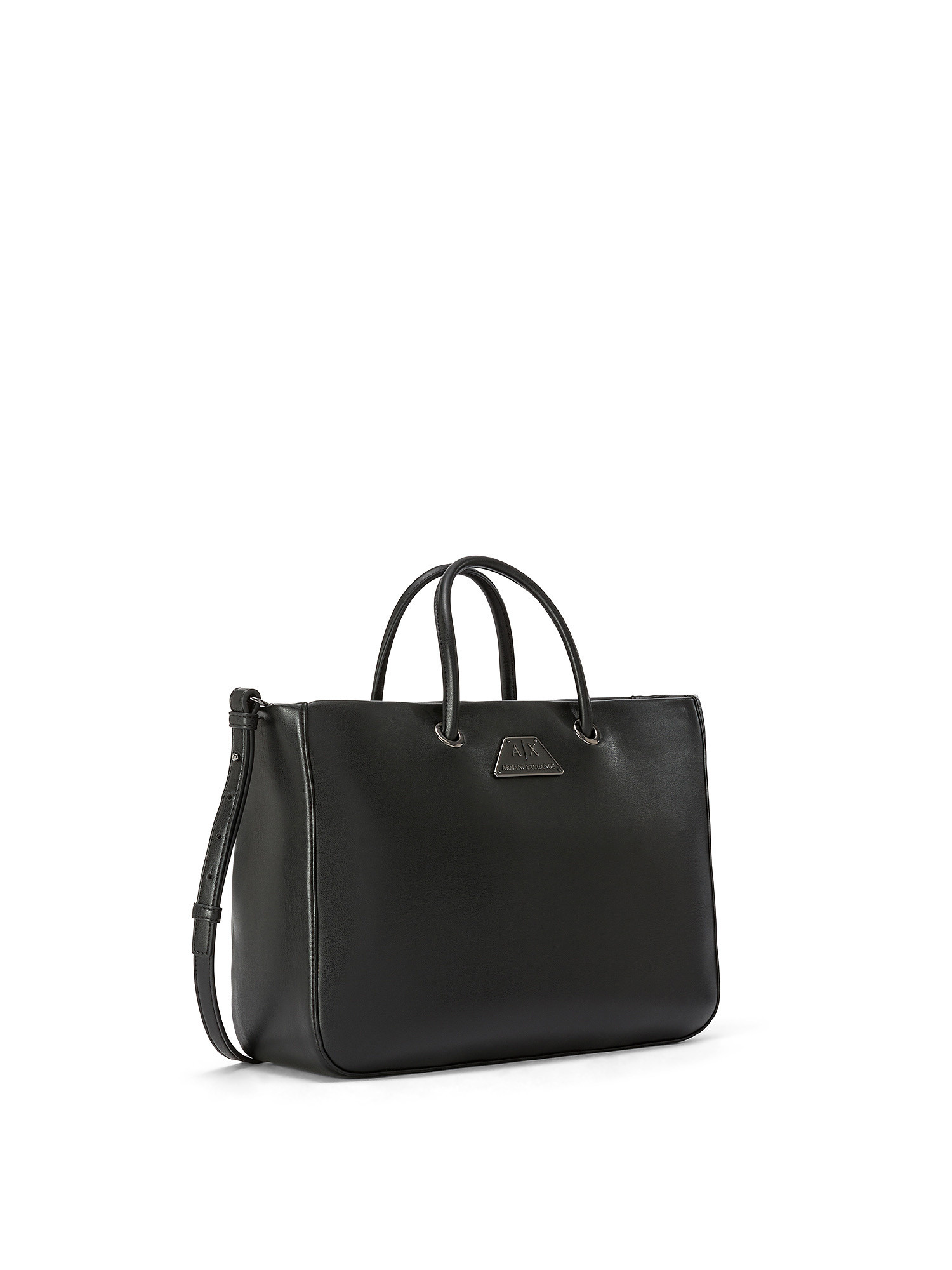Armani Exchange - Handbag with logo, Black, large image number 1