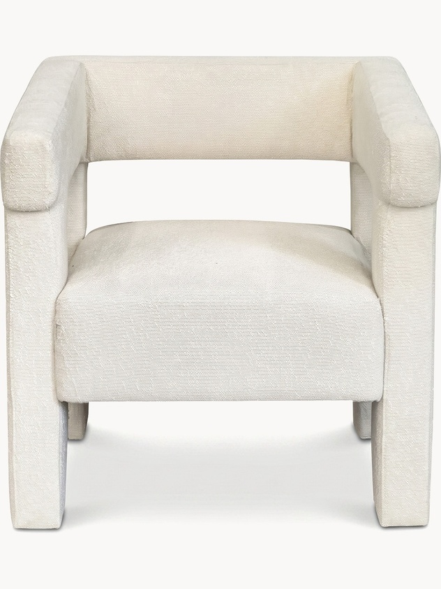 Dijon armchair with loop pile upholstery