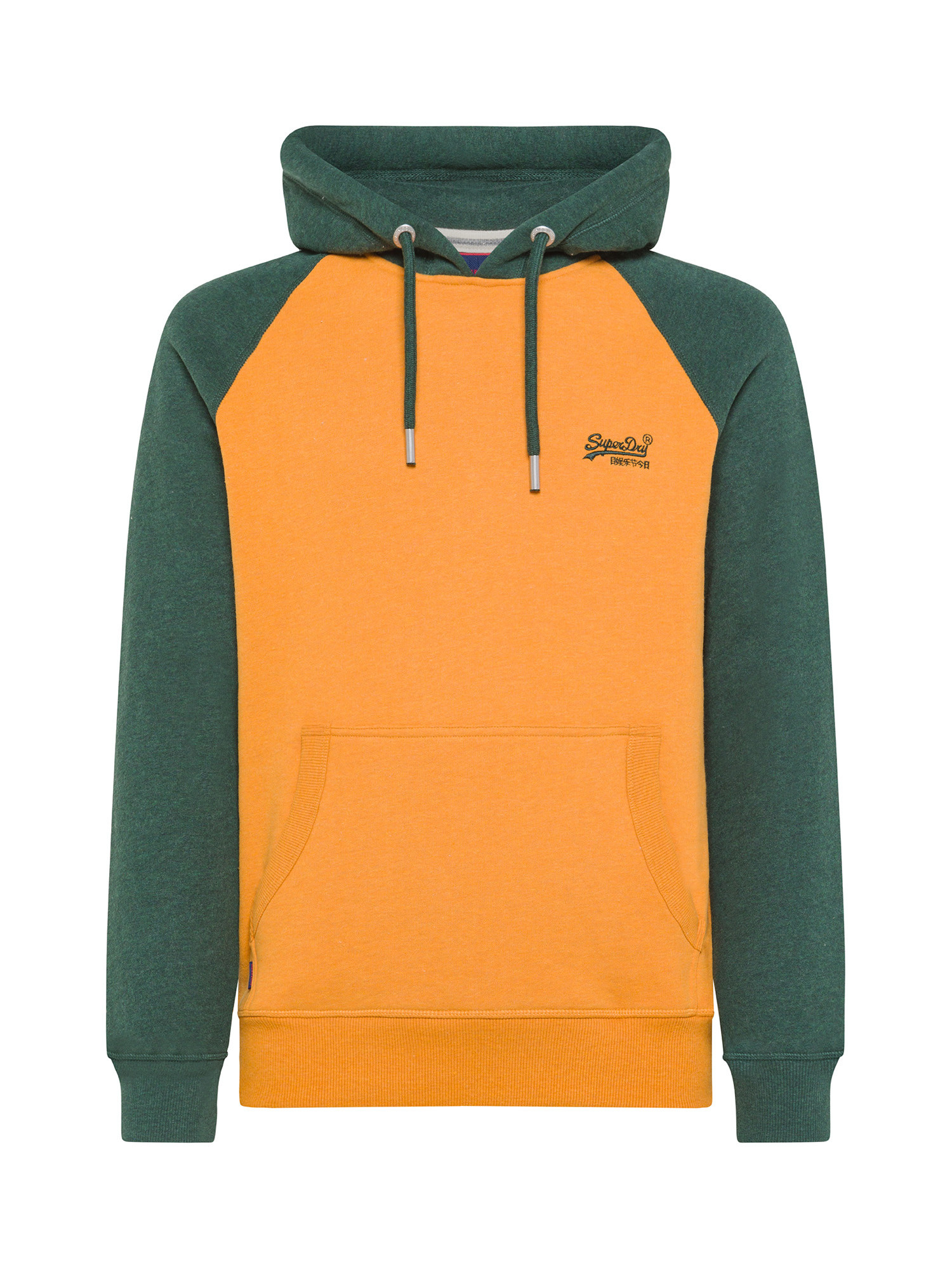 Superdry - Two-tone sweatshirt with logo, Yellow, large image number 0