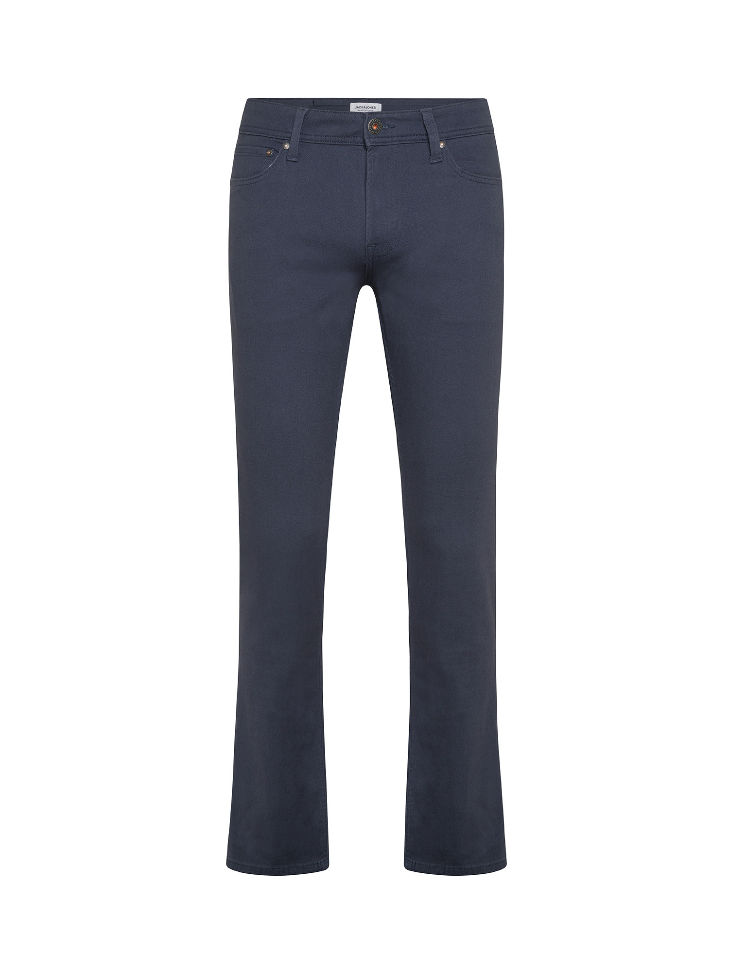 Jack & Jones - Pantaloni slim fit cinque tasche, Blu scuro, large image number 0
