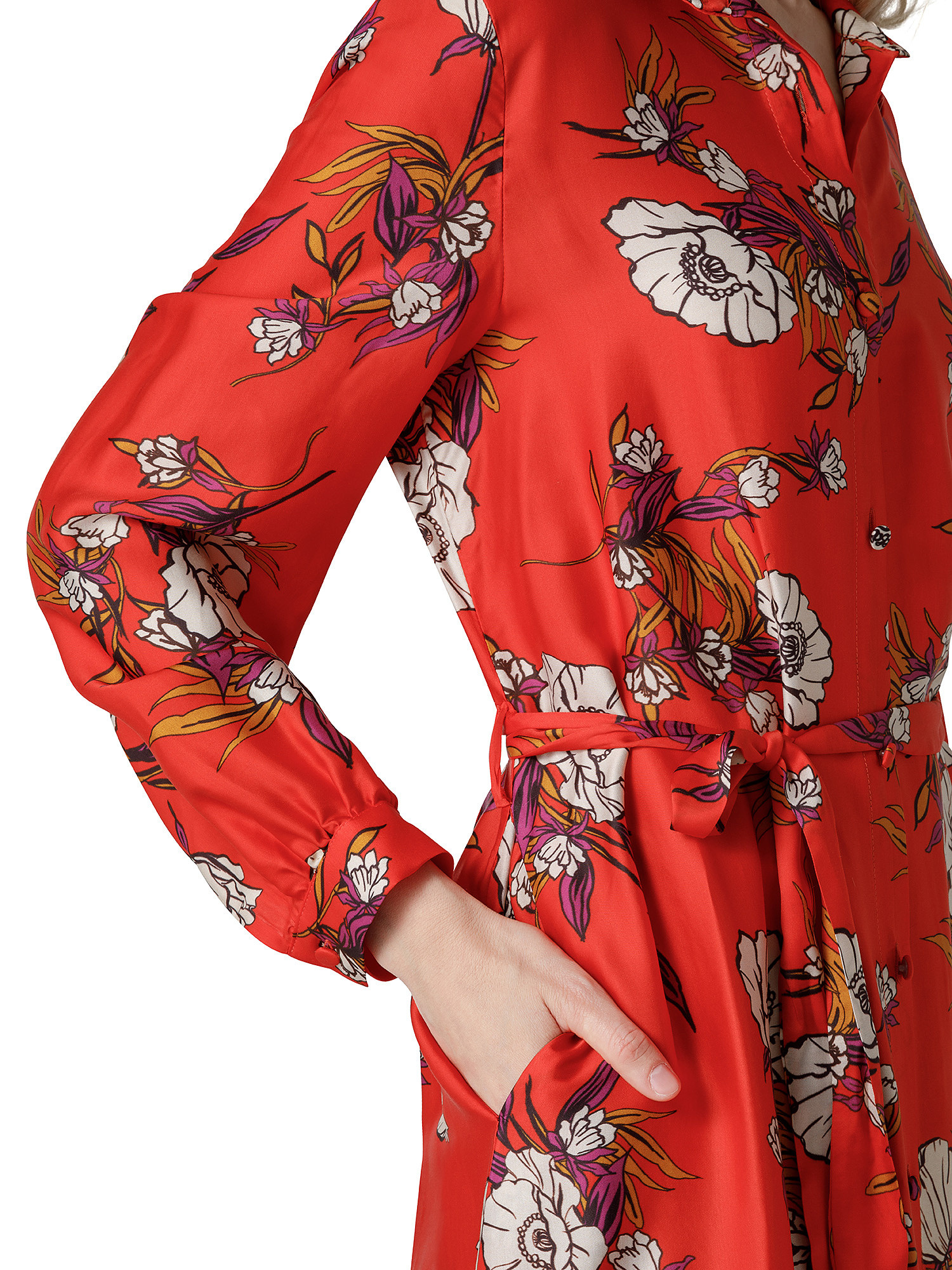 Dress with print, Red, large image number 3