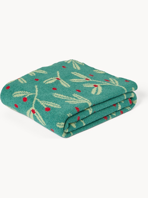 Knitted cotton plaid