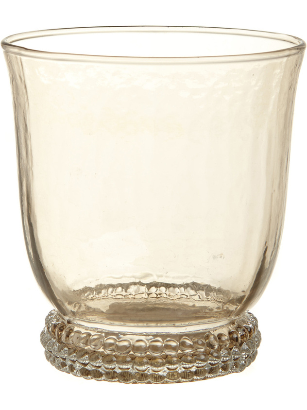 Bicchiere vetro colore in pasta