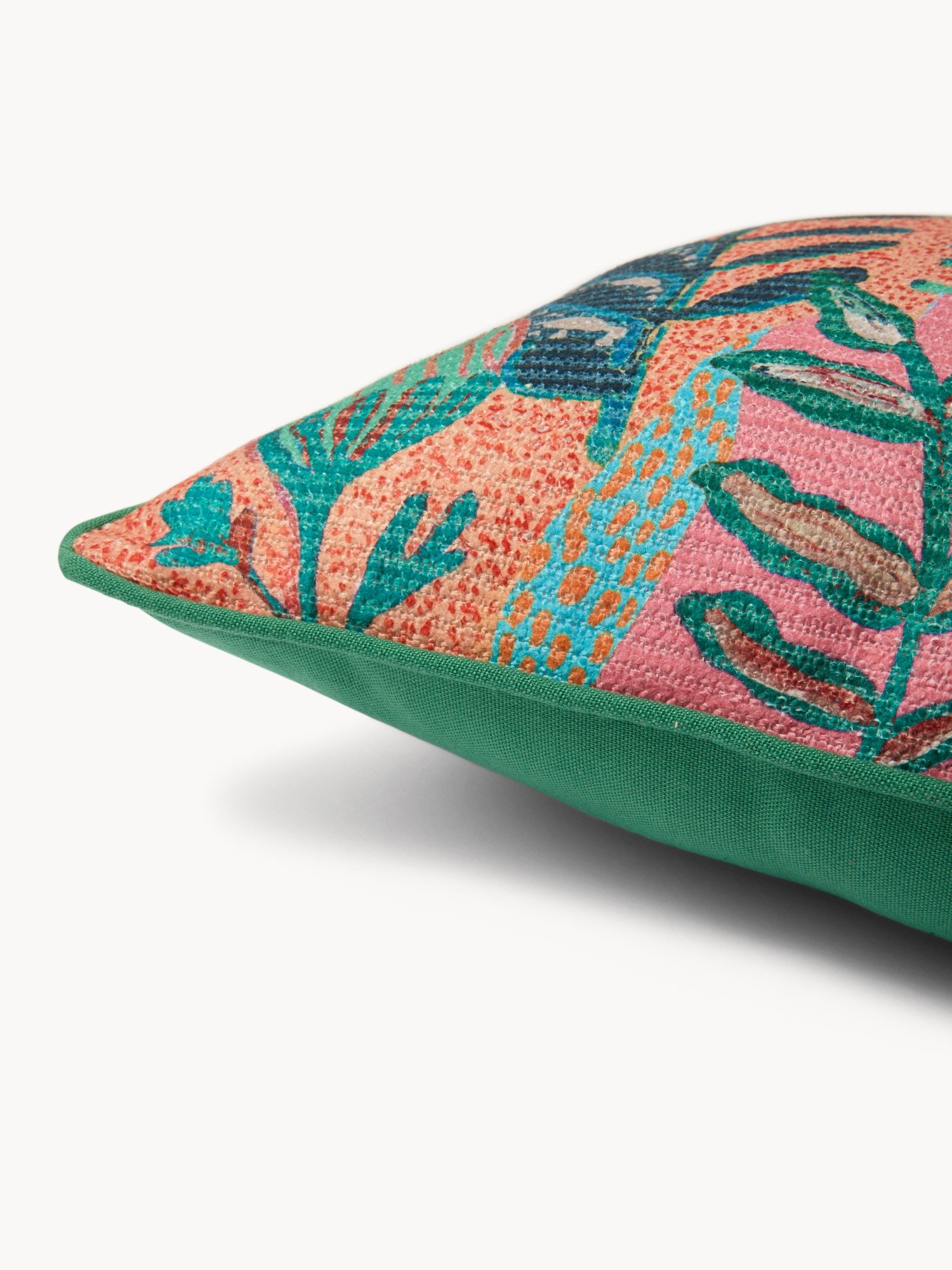 Botanical print cushion, 50x50cm - Discounted Price, Multicolor, large image number 2