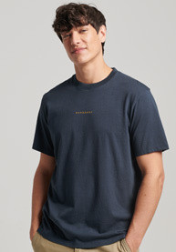Superdry basic micro logo cotton t-shirt, Blue, large image number 1