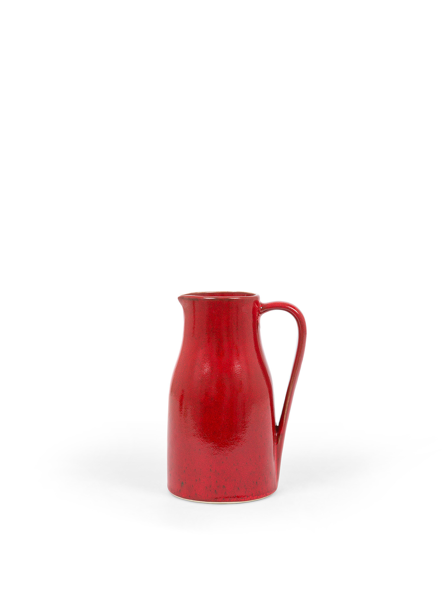 Caraffa ceramica effetto anticato, Rosso, large image number 0