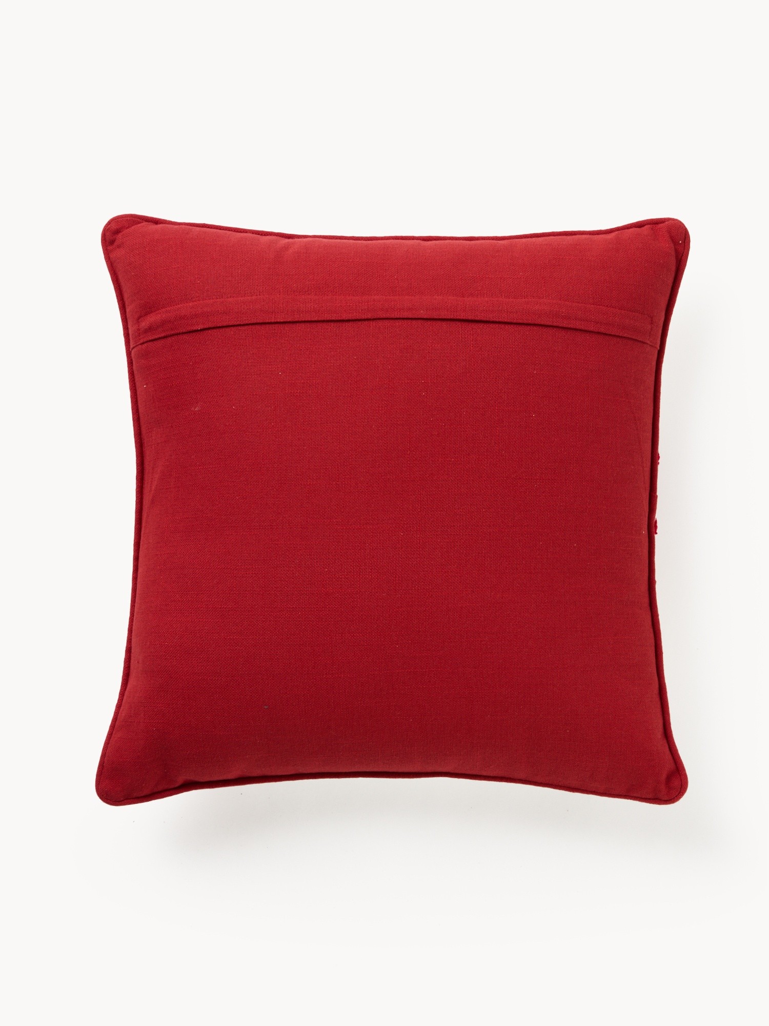 Cushion with embroidery and beads 45x45cm, White Cream, large image number 1