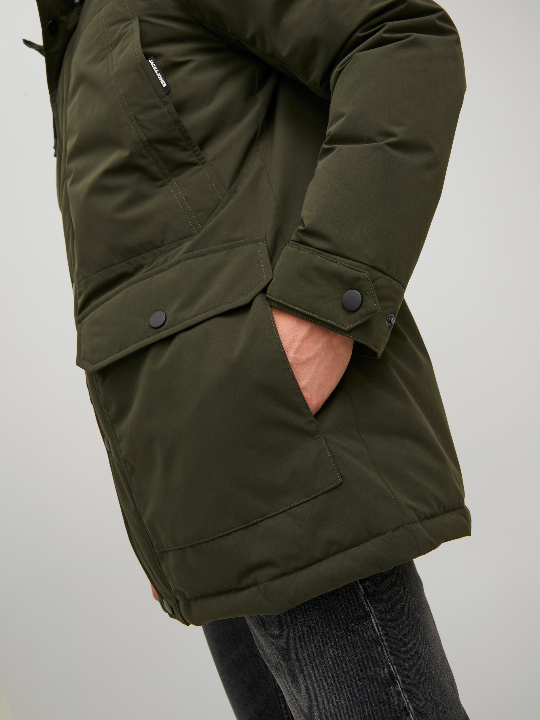 Jacket with adjustable hood, Dark Green, large image number 7