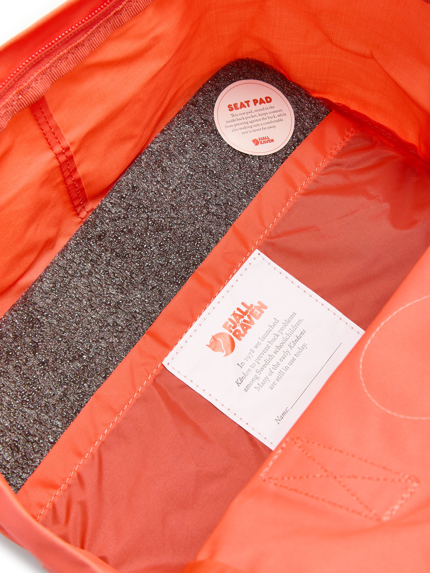 Fjallraven - Classic Kånken backpack in durable Vinylon fabric, Light Orange, large image number 2
