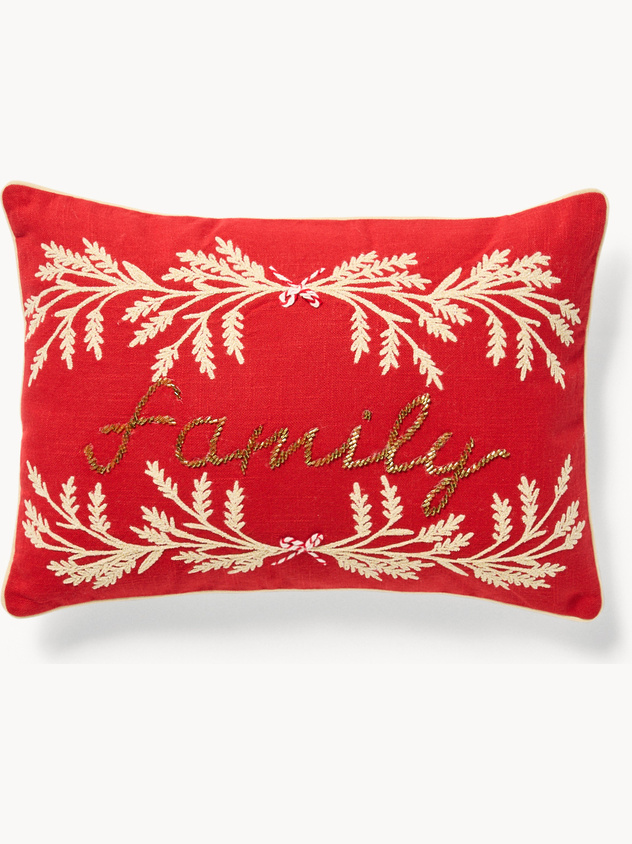 Cuscino 35x50 ricamo joy