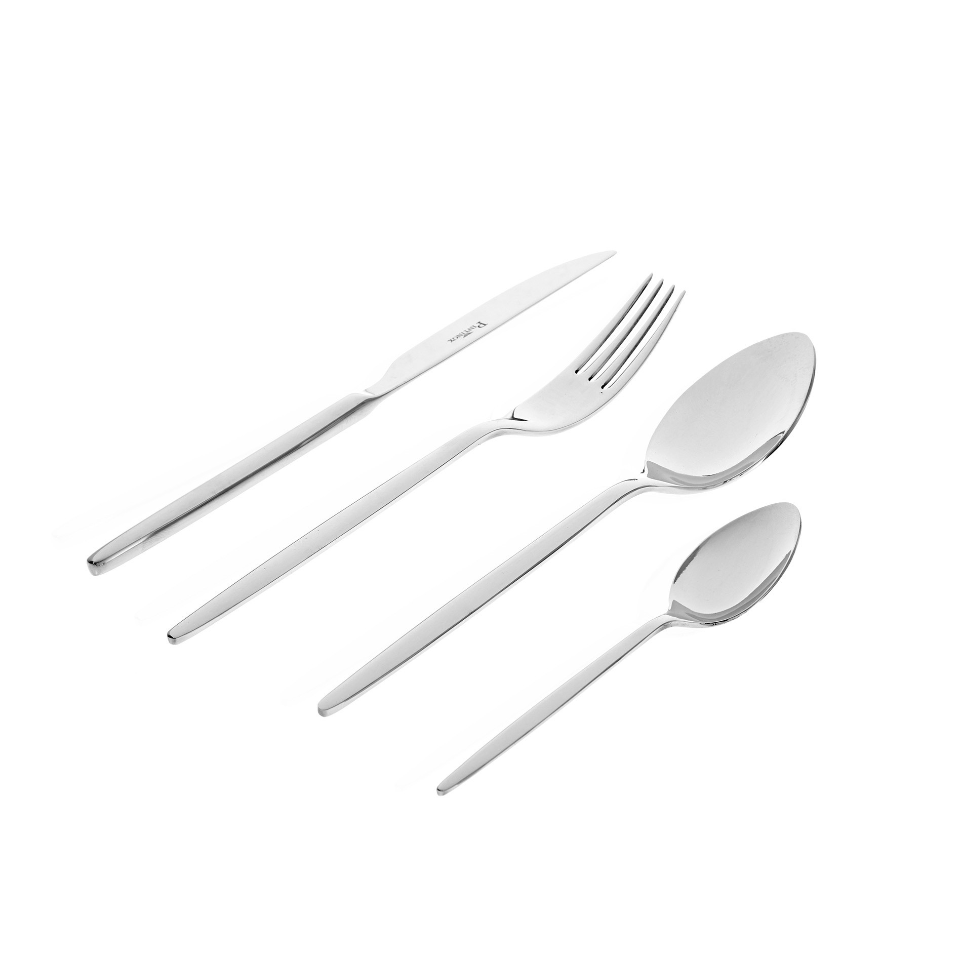 Set 24 cutlery in 18/10 steel, Silver Grey, large image number 0