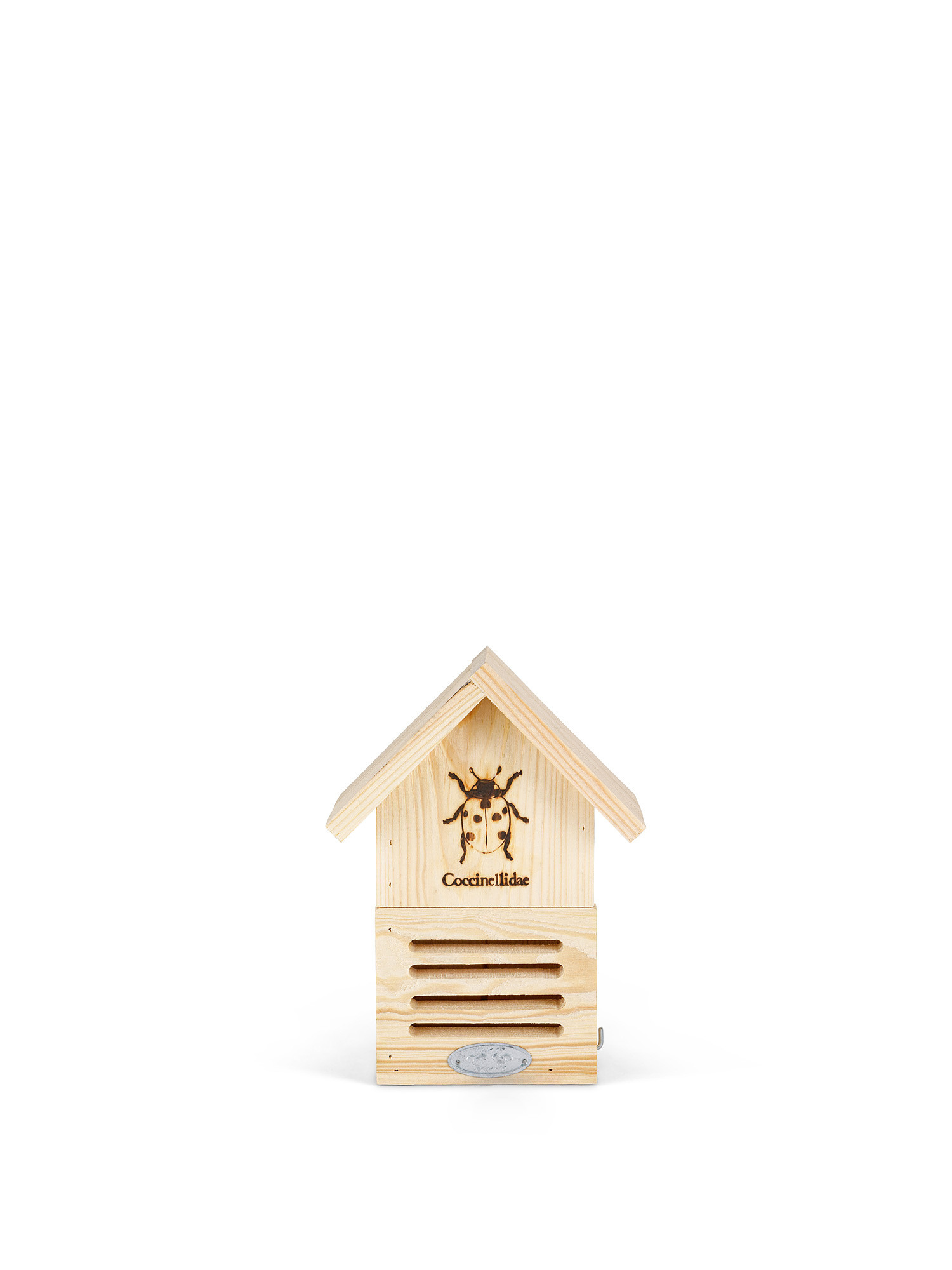 Wooden house for ladybugs, Beige, large image number 0