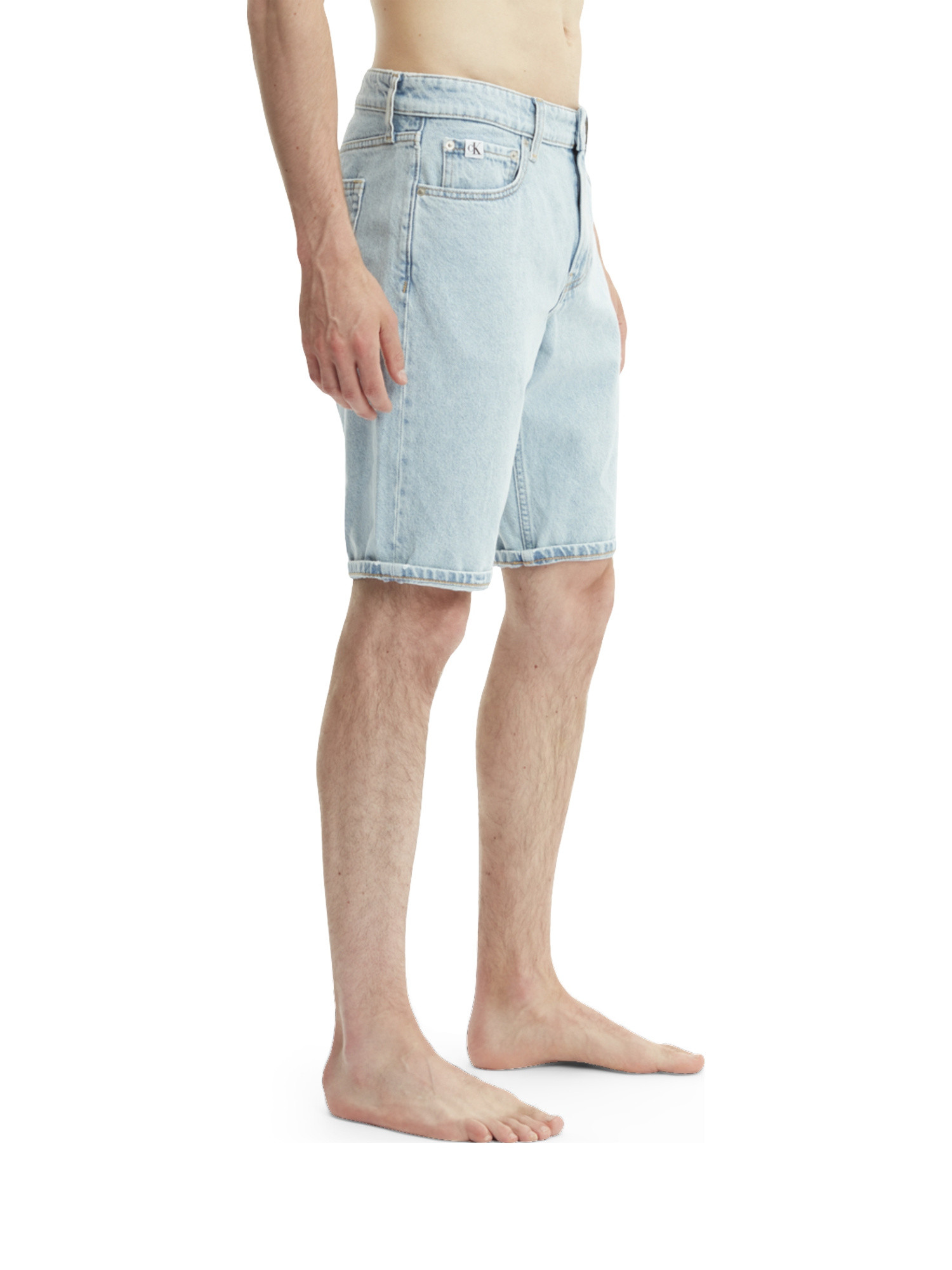 Denim Bermuda shorts, Denim, large image number 2